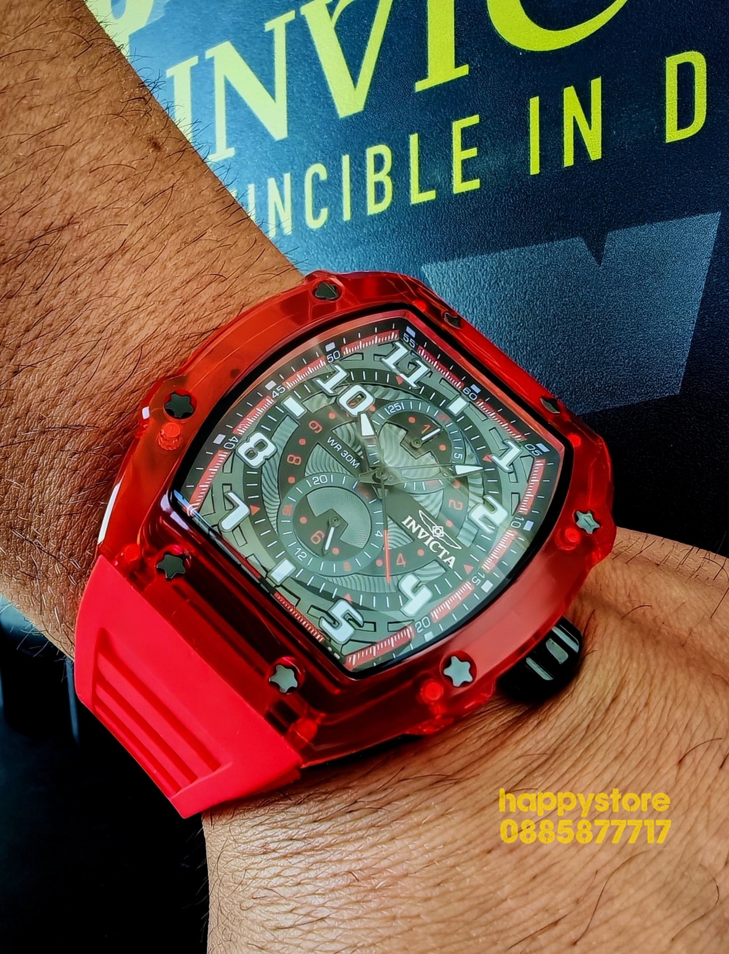 INVICTA Cyclone Red 49 mm