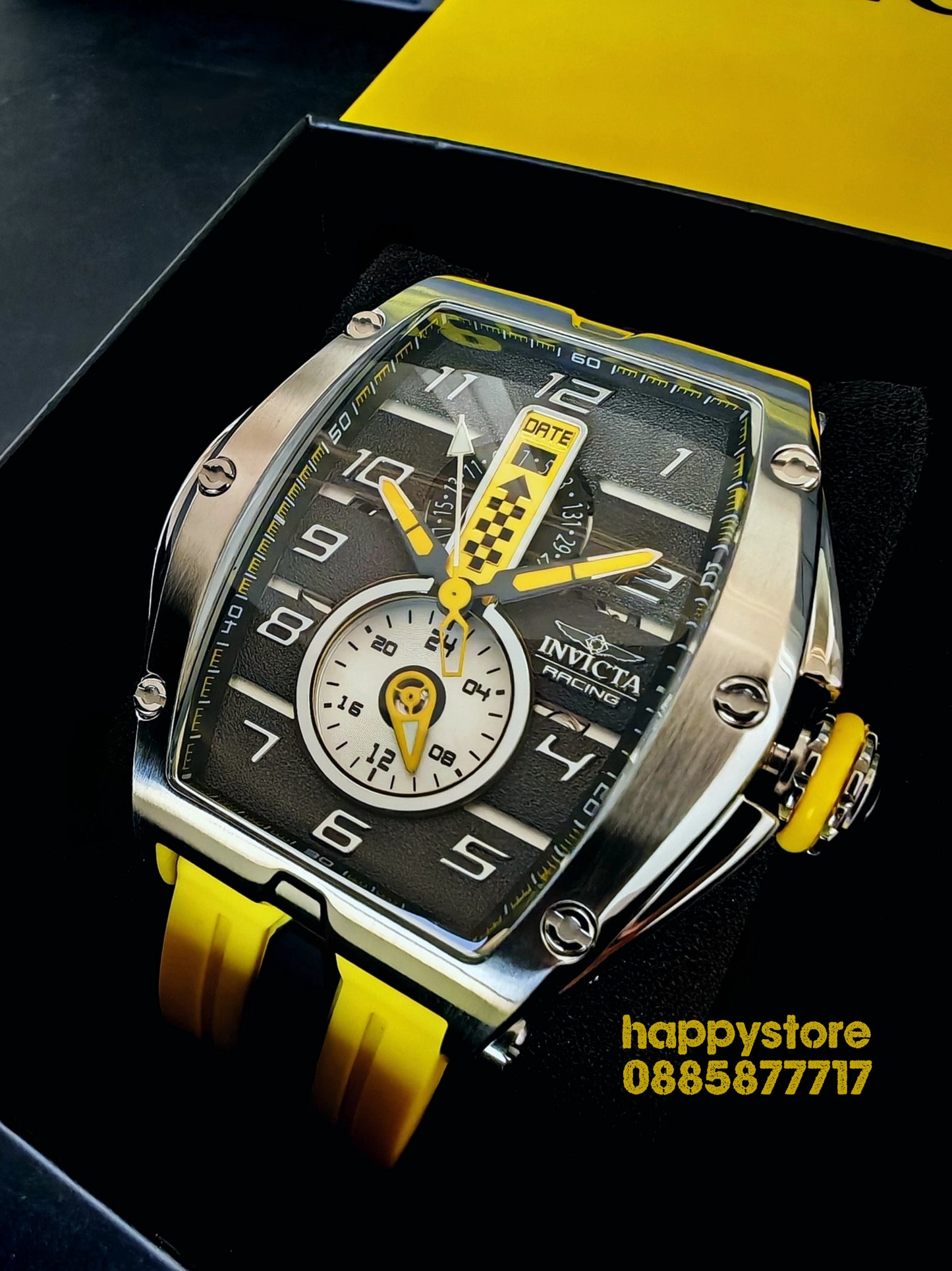 INVICTA RACING Monza Yellow стомана 57 мм
