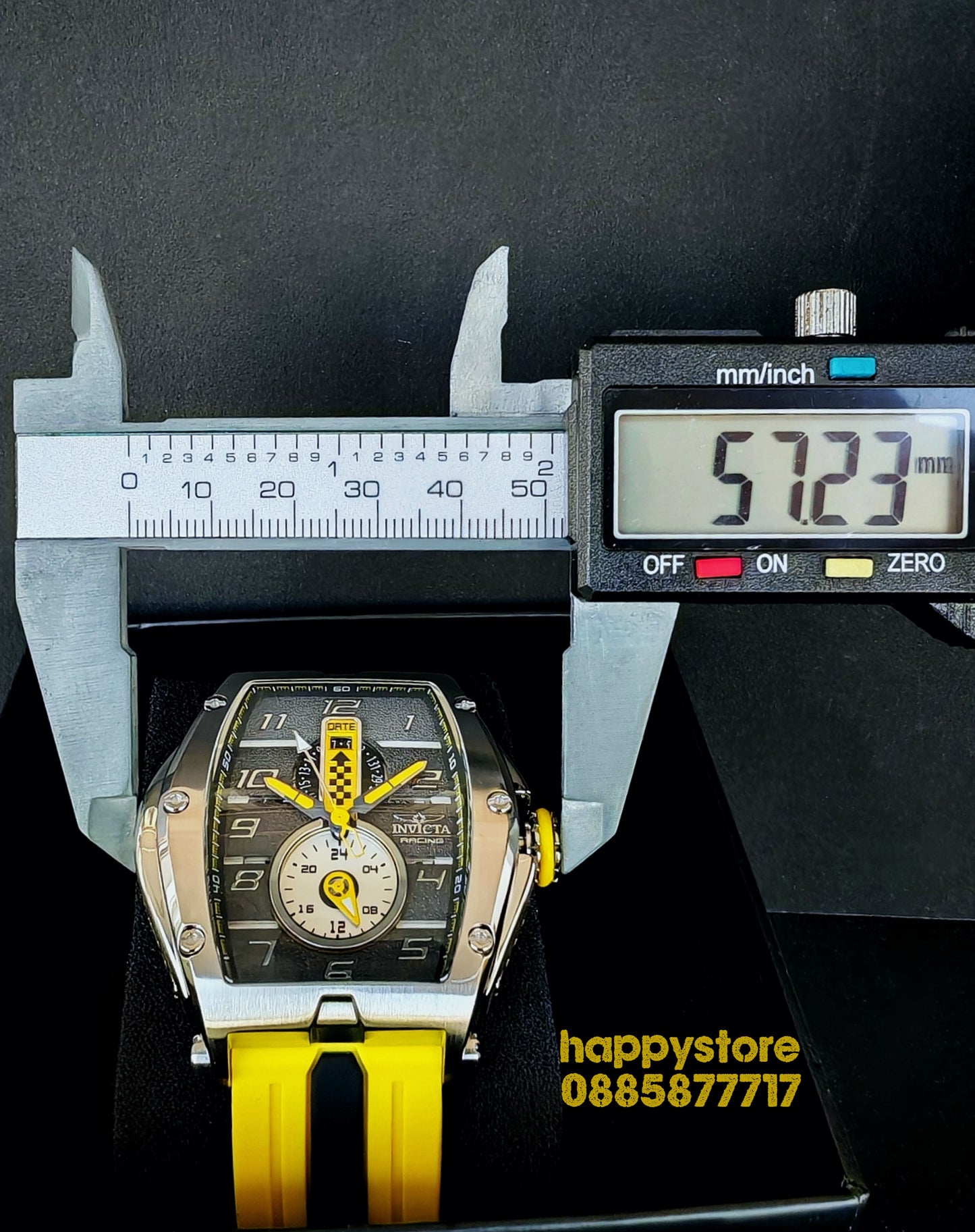 INVICTA RACING Monza Yellow стомана 57 мм