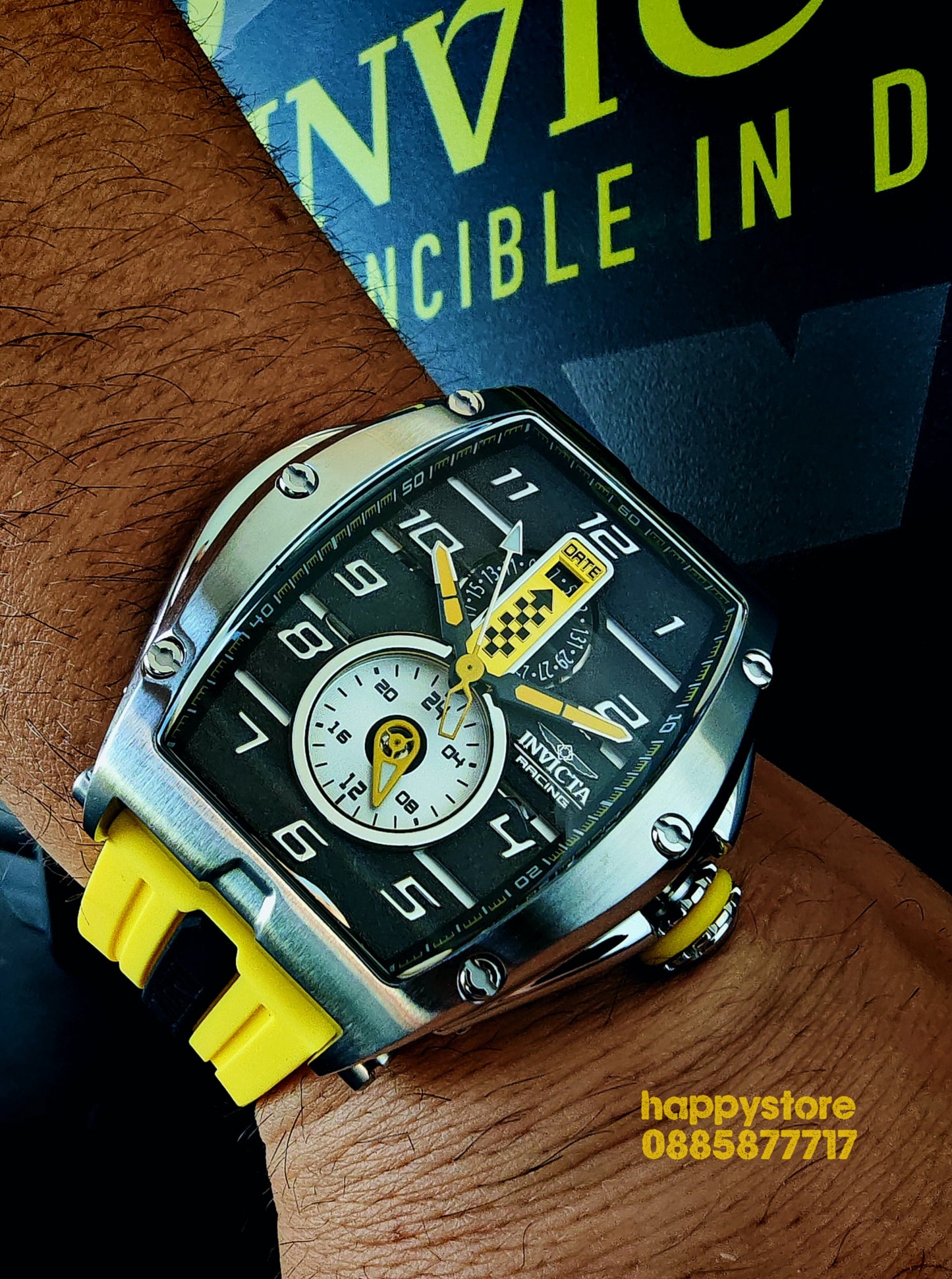 INVICTA RACING Monza Yellow стомана 57 мм