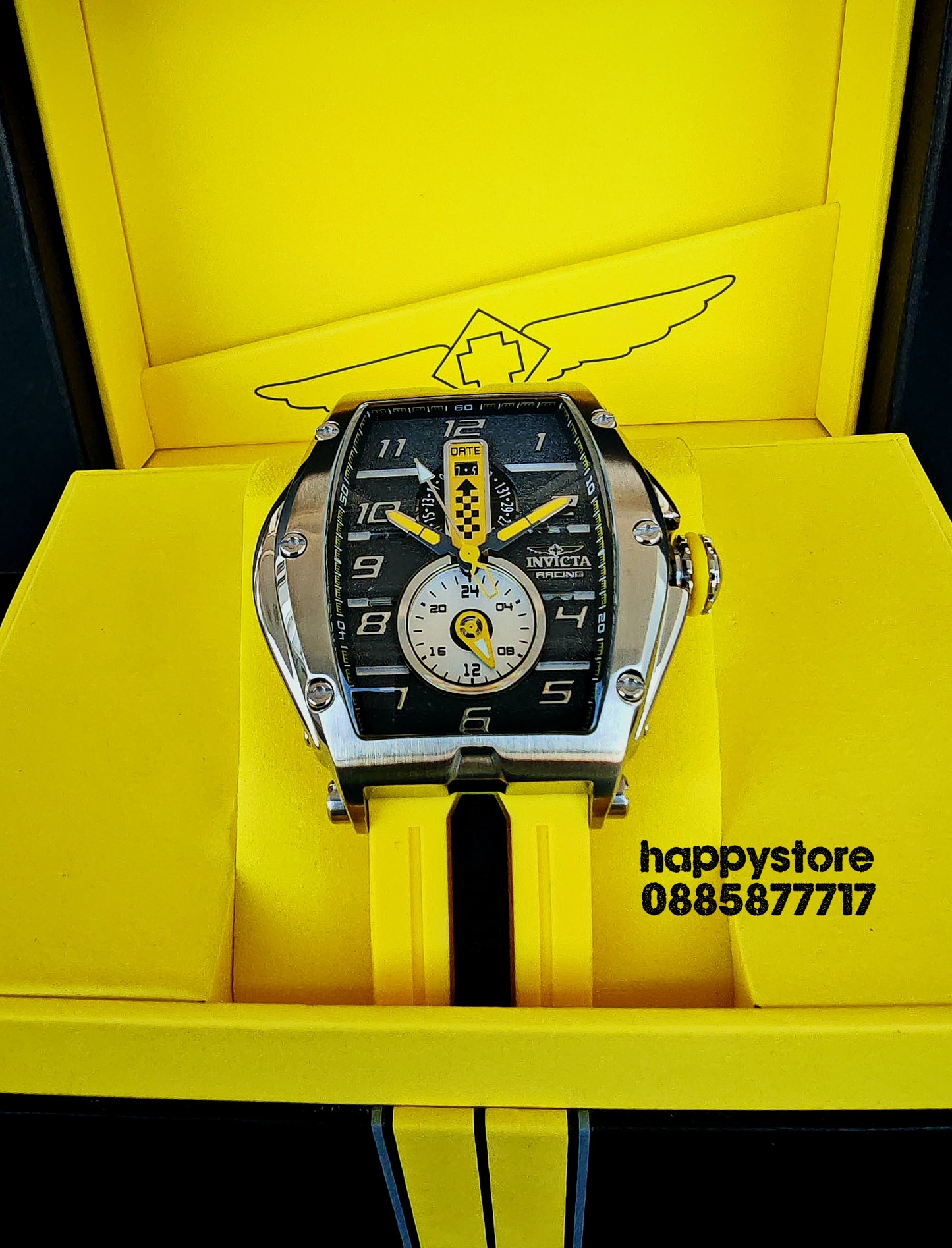INVICTA RACING Monza Yellow стомана 57 мм