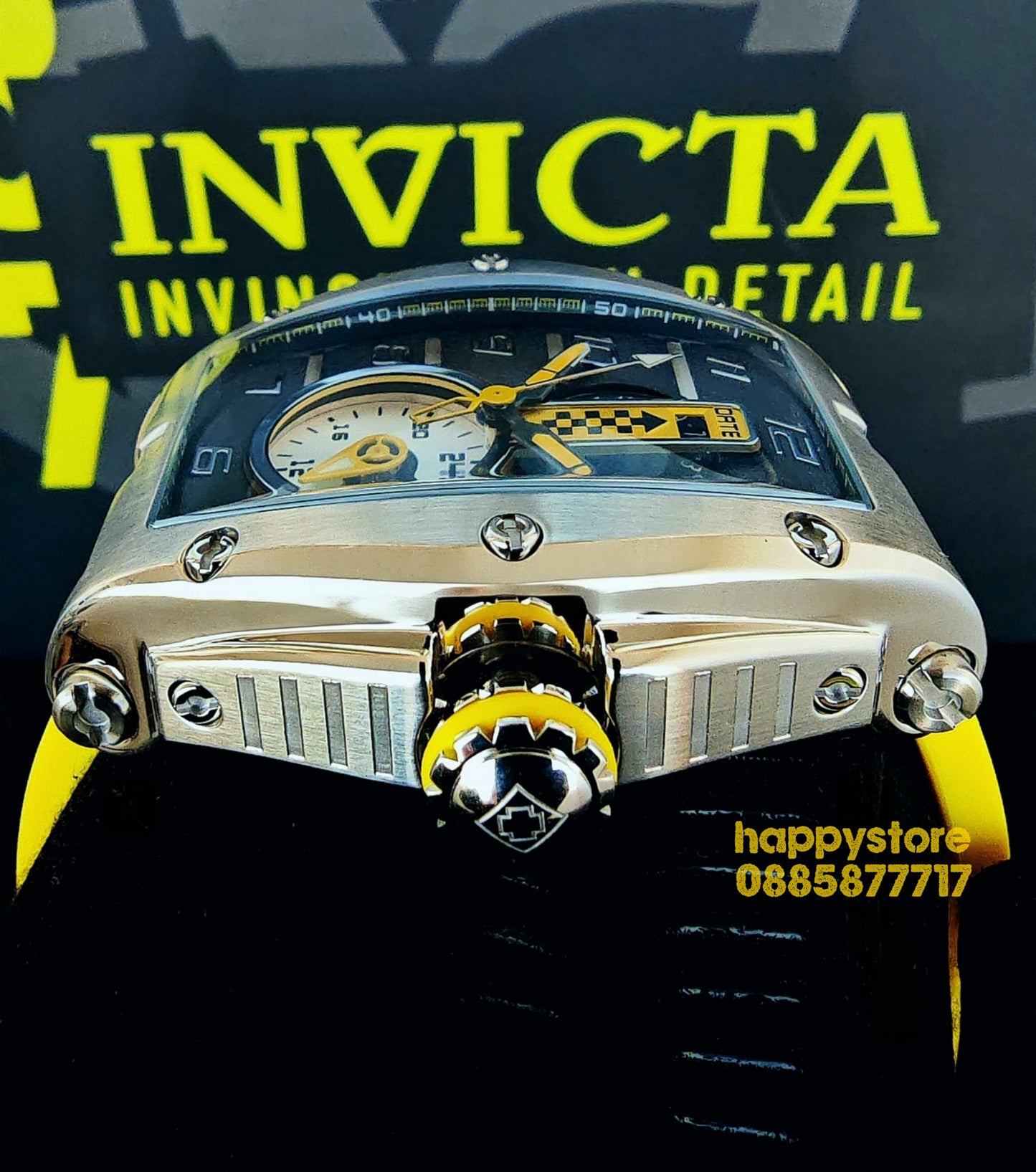 INVICTA RACING Monza Yellow стомана 57 мм