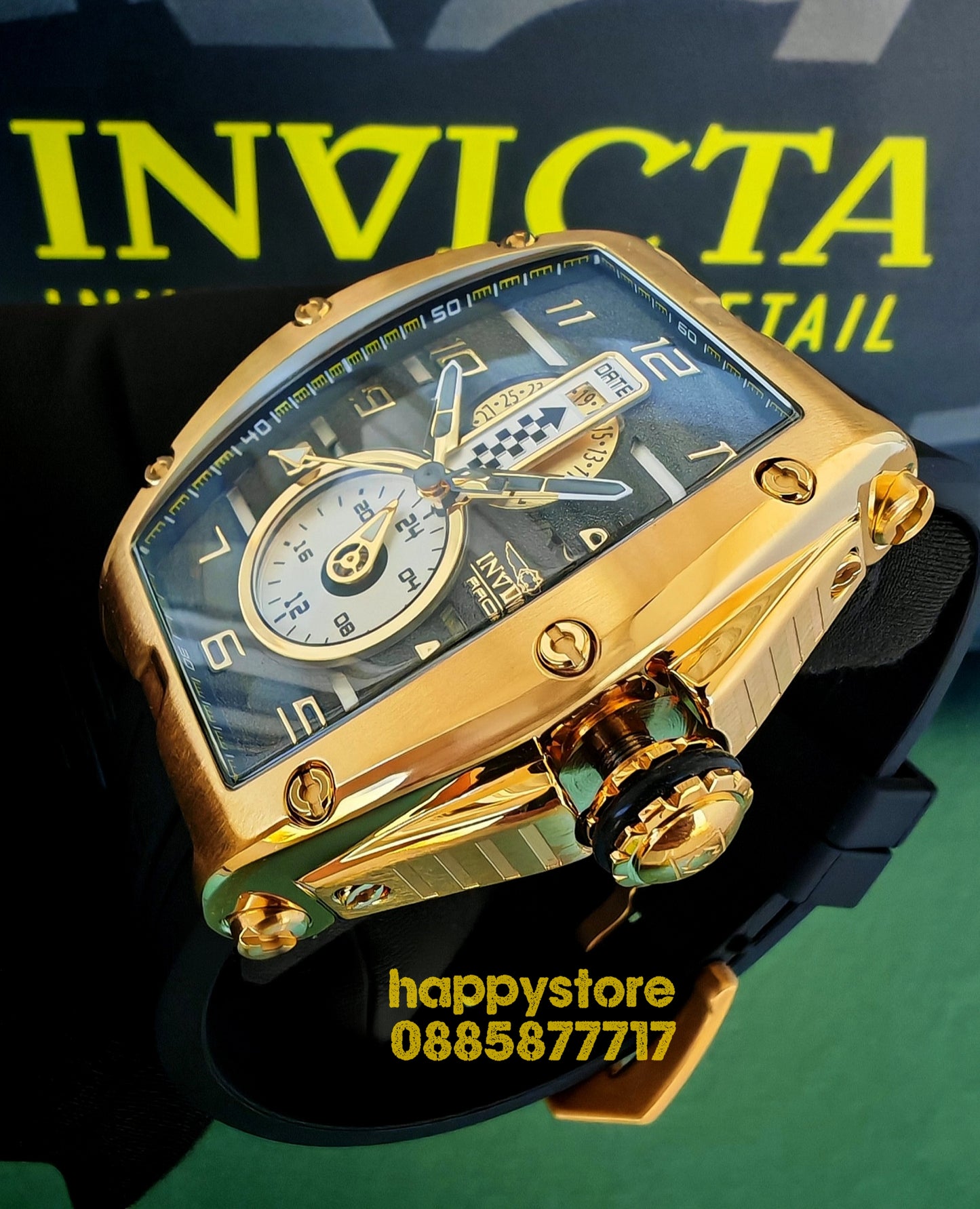 INVICTA RACING Monza Gold стомана 57 мм