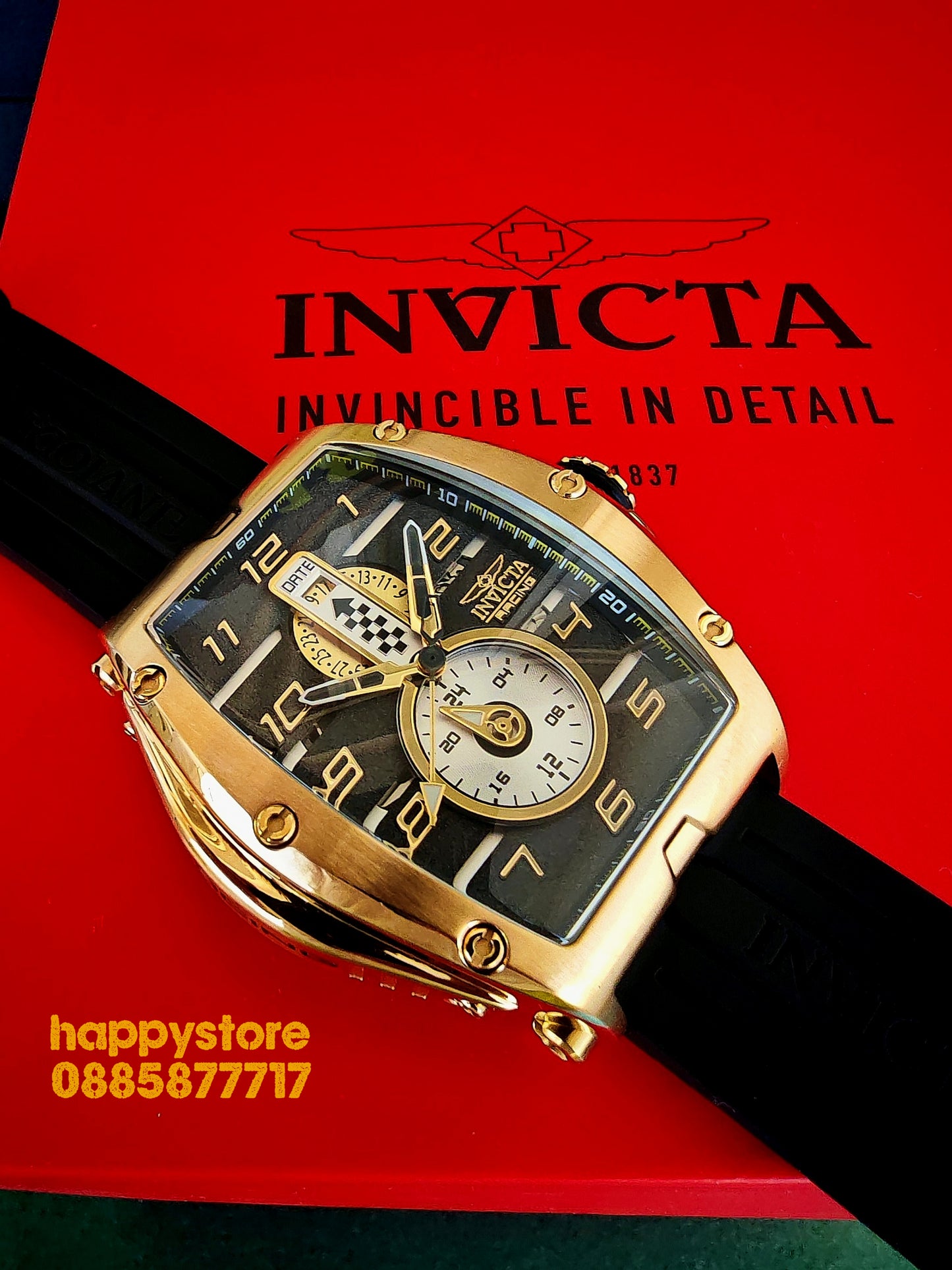 INVICTA RACING Monza Gold стомана 57 мм