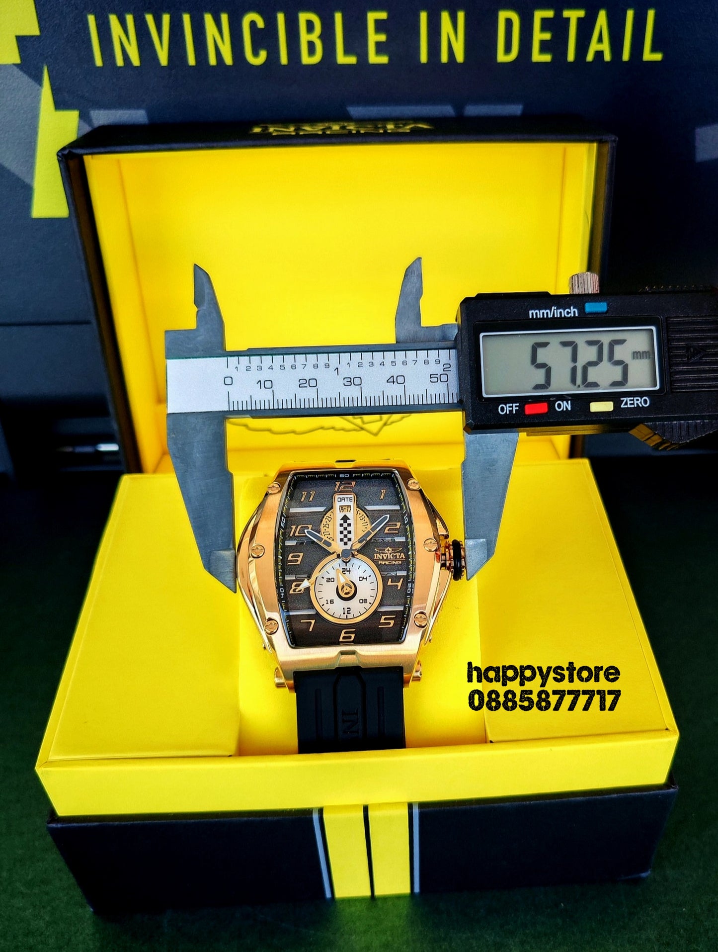 INVICTA RACING Monza Gold стомана 57 мм