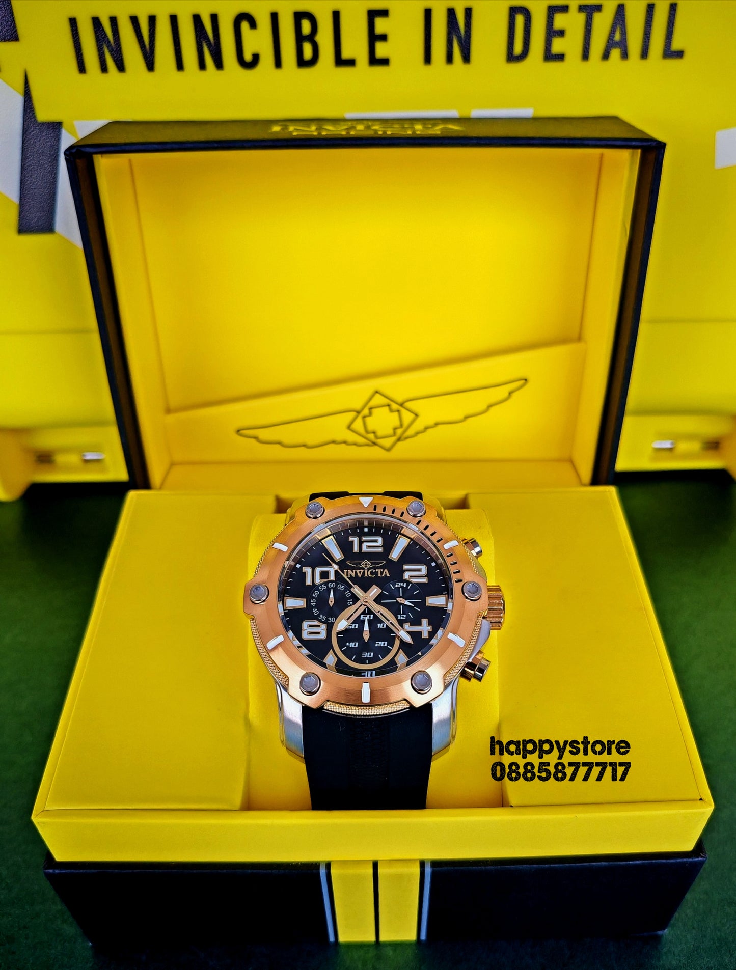 INVICTA Diver Gold/Silver 52 mm
