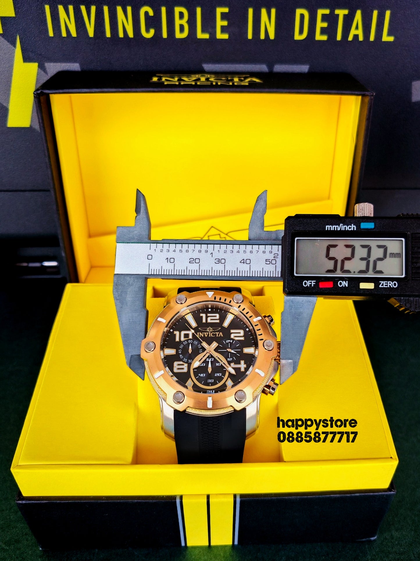 INVICTA Diver Gold/Silver 52 mm