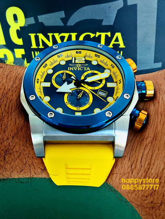 INVICTA Sea Hunter Yellow 52 mm