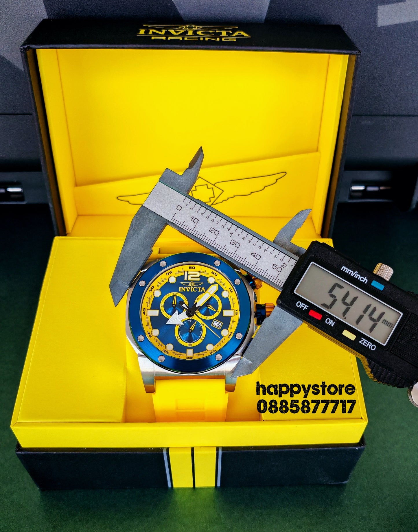 INVICTA Sea Hunter Yellow 52 mm