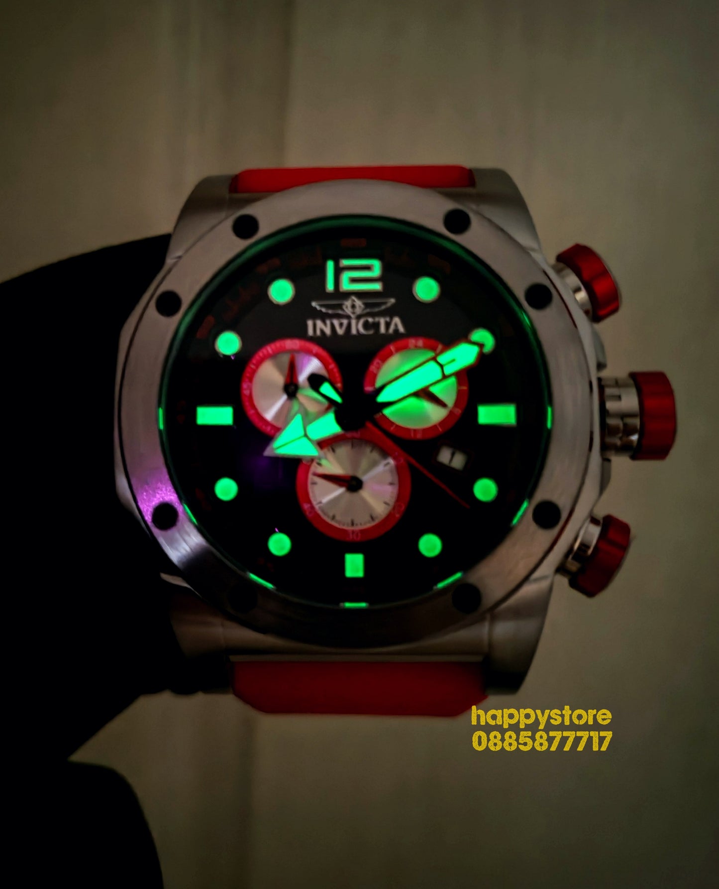 INVICTA Sea Hunter Red 54 mm