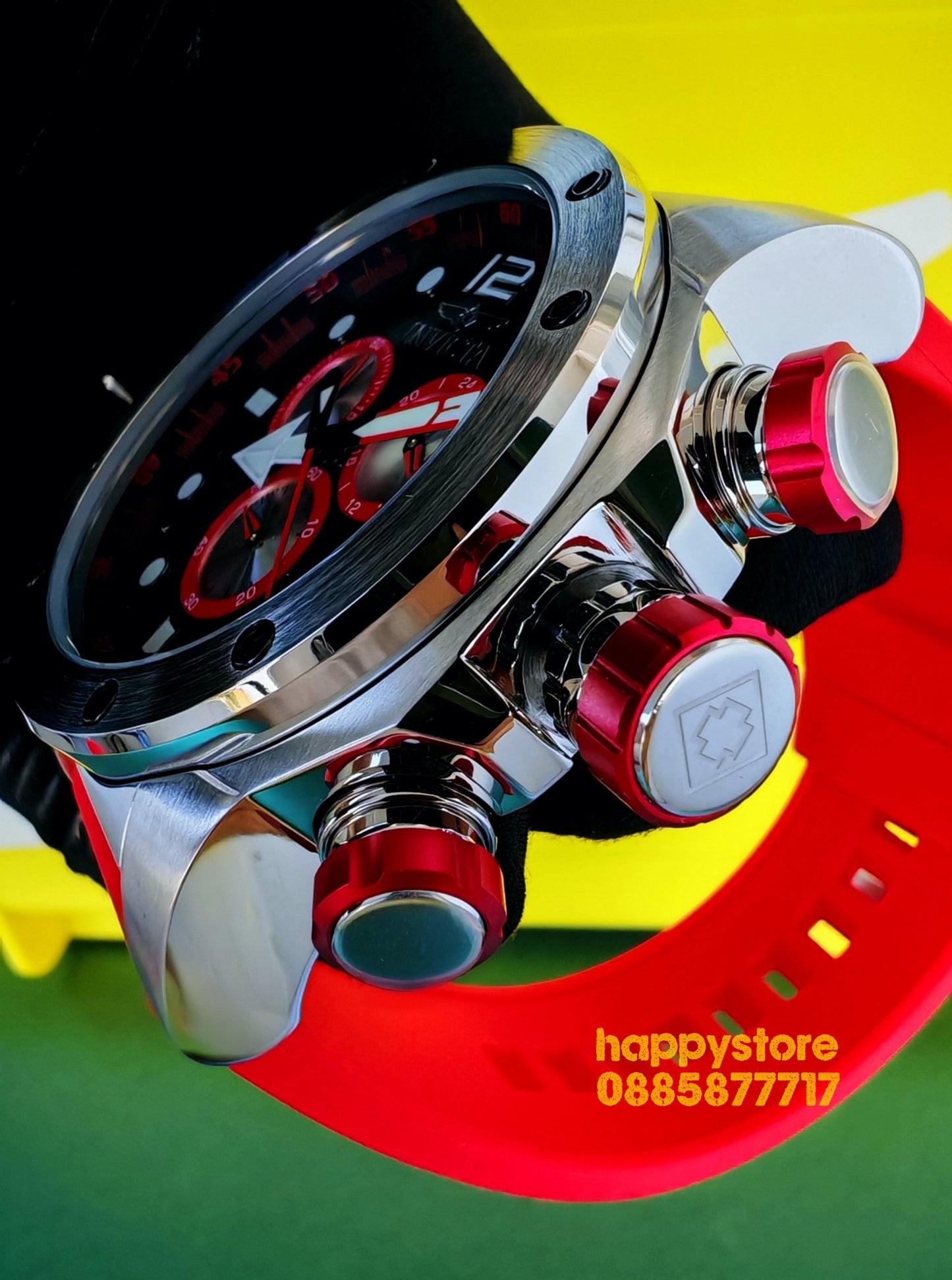 INVICTA Sea Hunter Red 54 mm