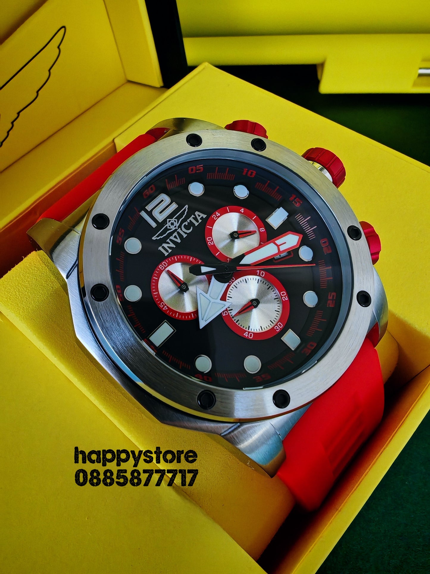 INVICTA Sea Hunter Red 54 mm