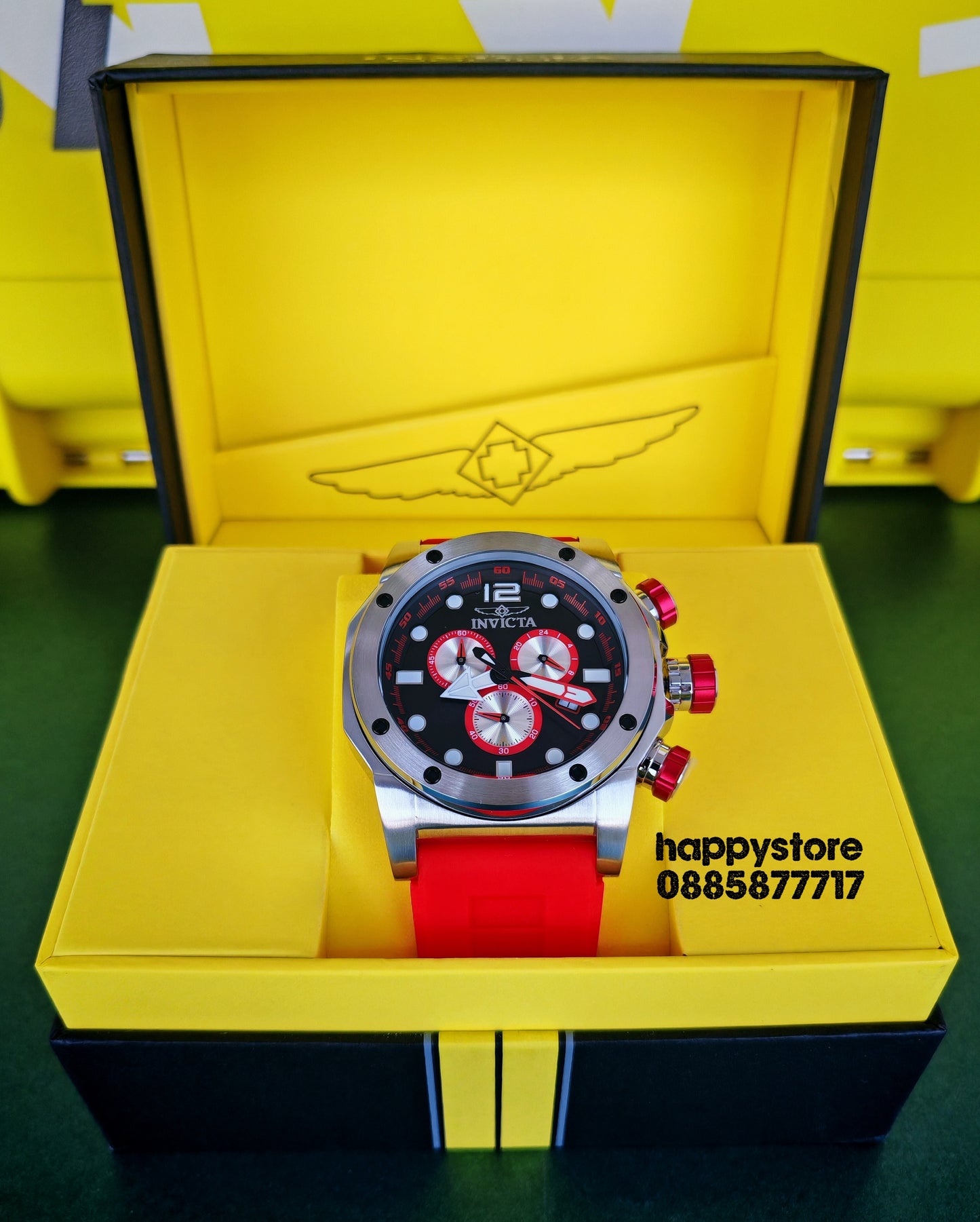 INVICTA Sea Hunter Red 54 mm