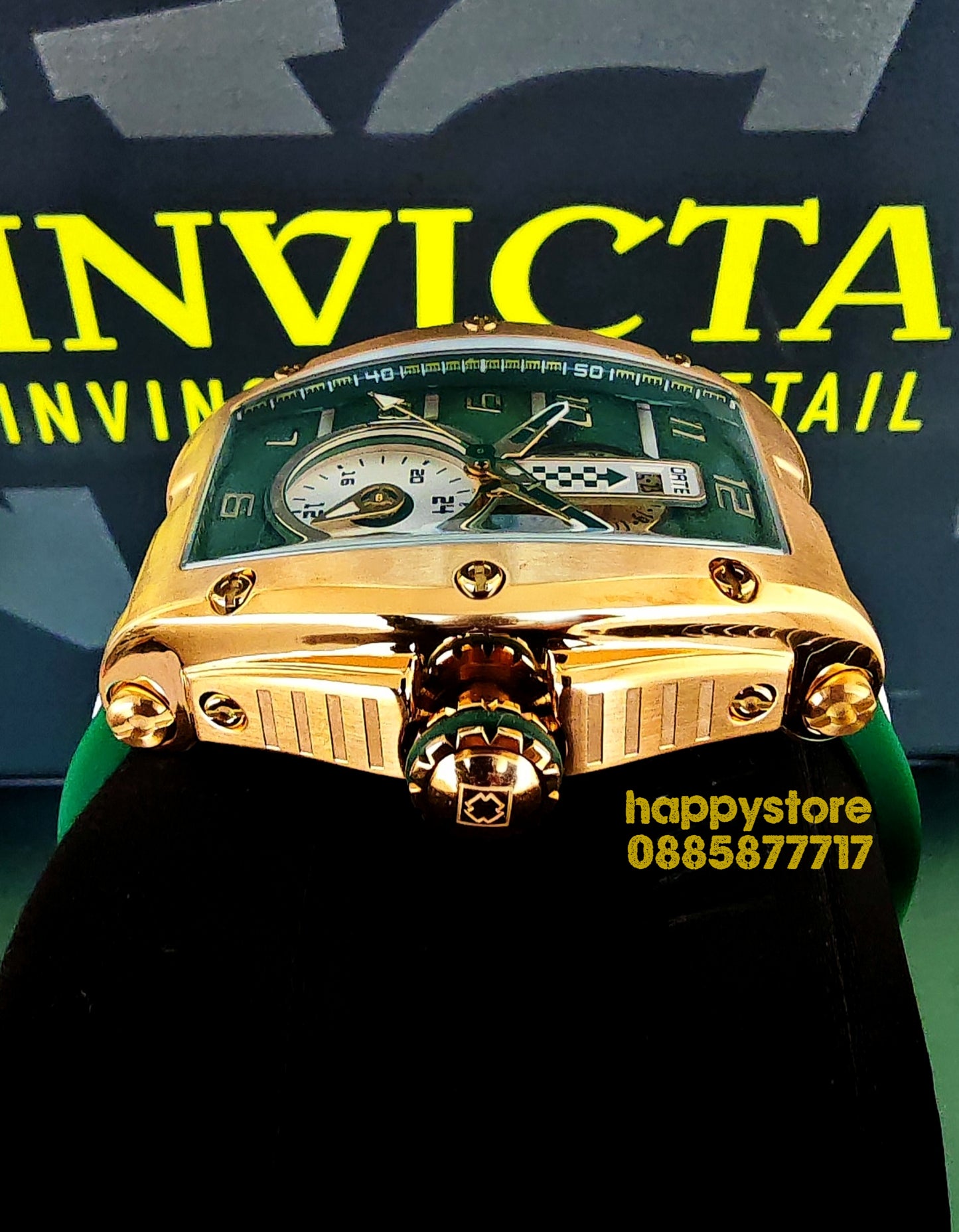 INVICTA RACING Monza Gold and Green 57 мм