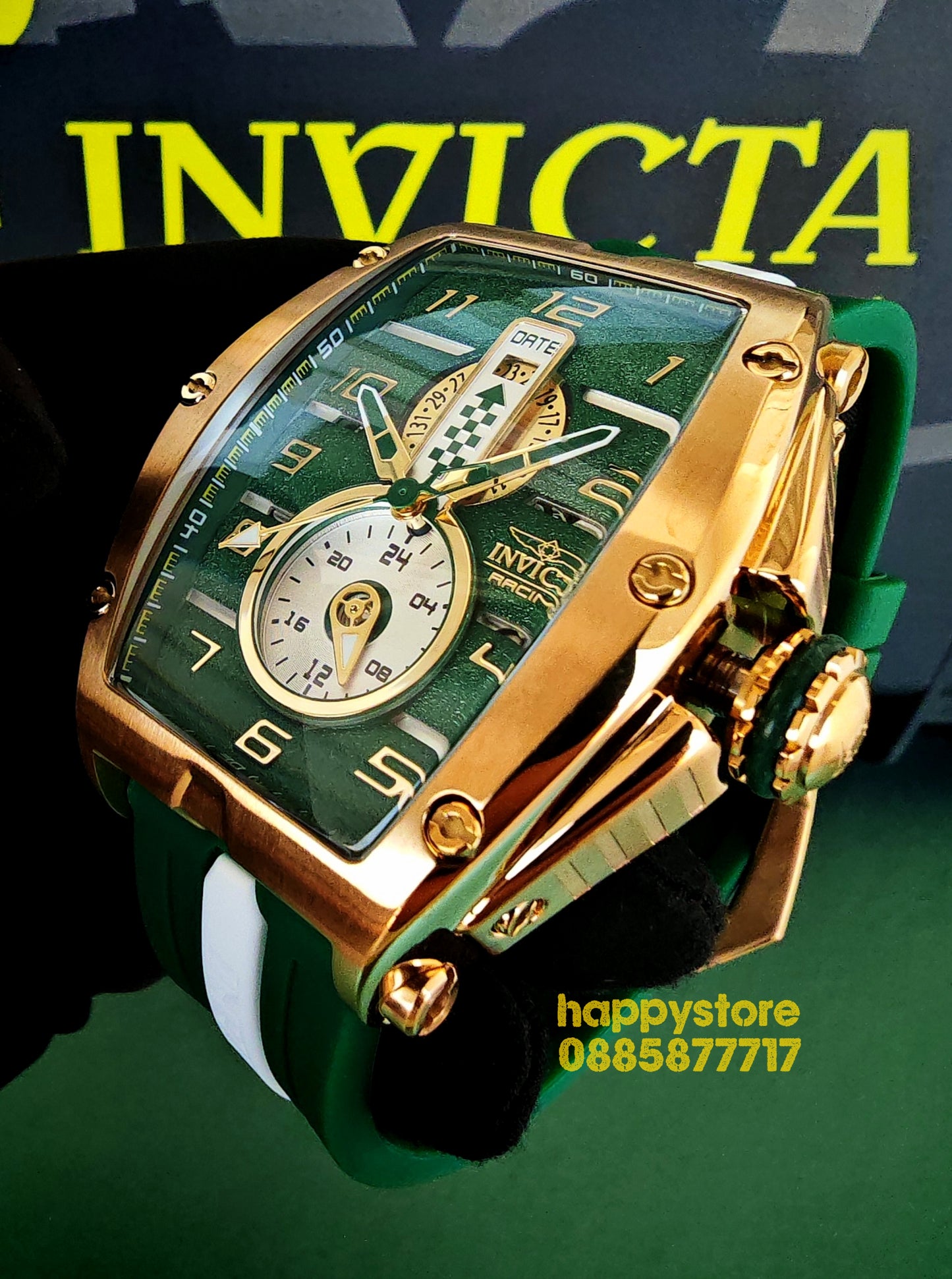 INVICTA RACING Monza Gold and Green 57 мм