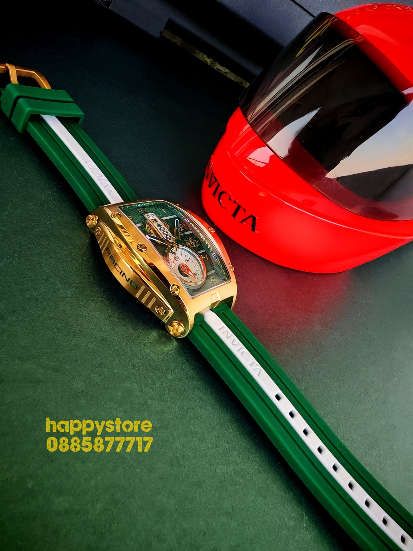 INVICTA RACING Monza Gold and Green 57 мм