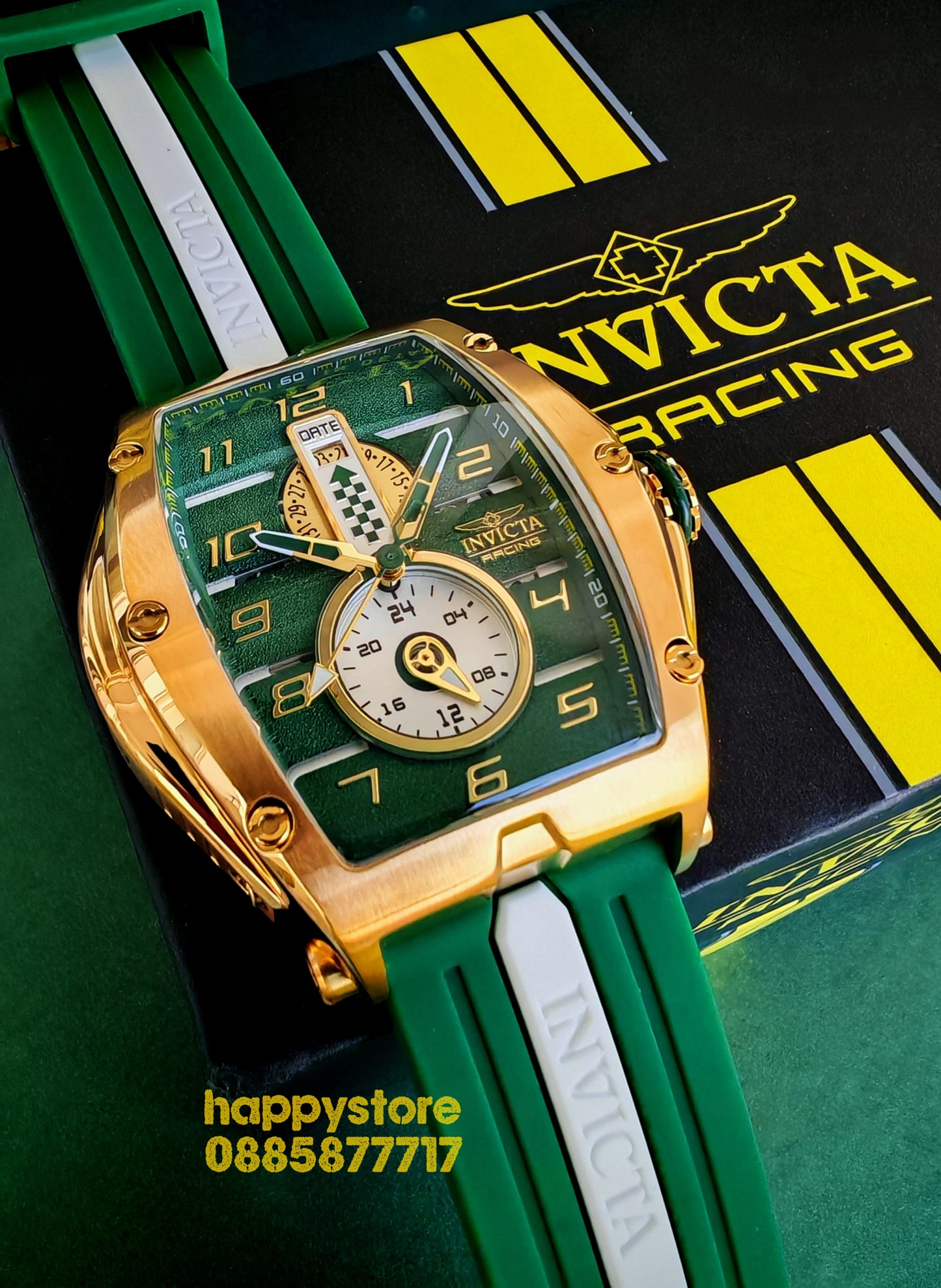 INVICTA RACING Monza Gold and Green 57 мм