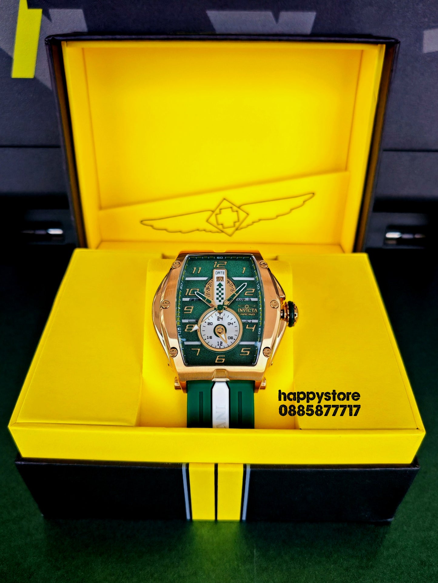 INVICTA RACING Monza Gold and Green 57 мм