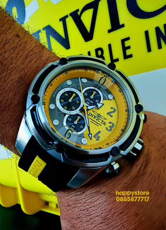 INVICTA Steel Yellow 53 mm