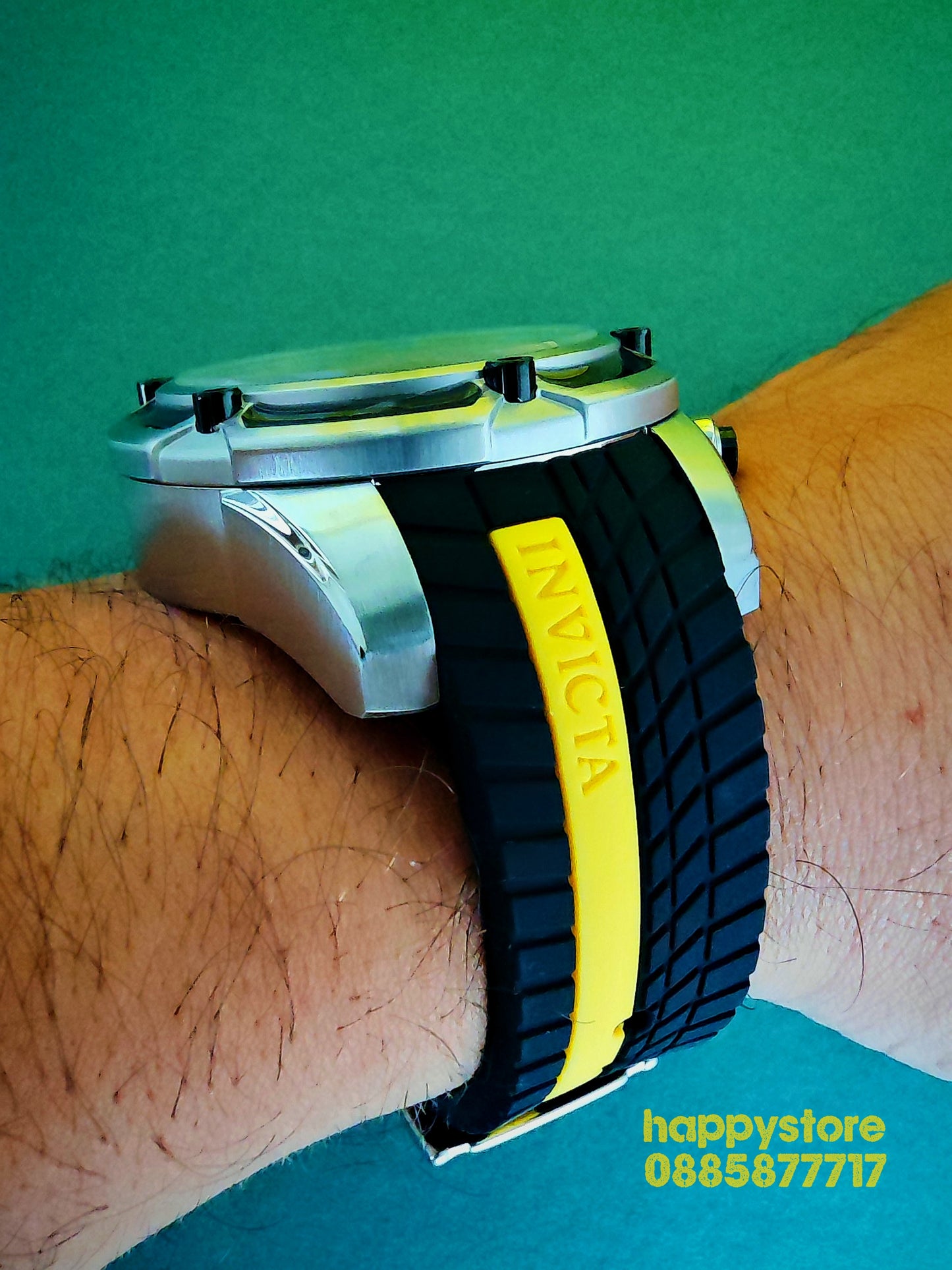 INVICTA Steel Yellow 53 mm