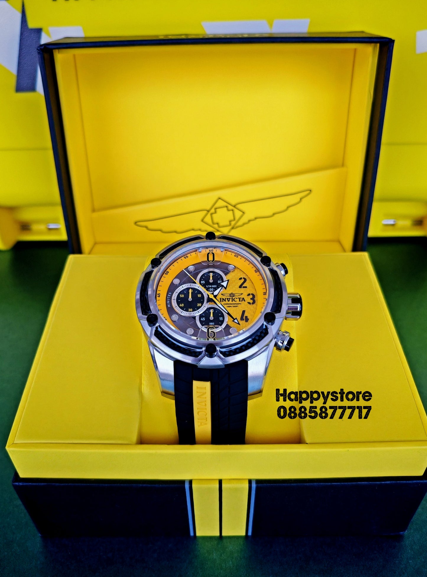 INVICTA Steel Yellow 53 mm