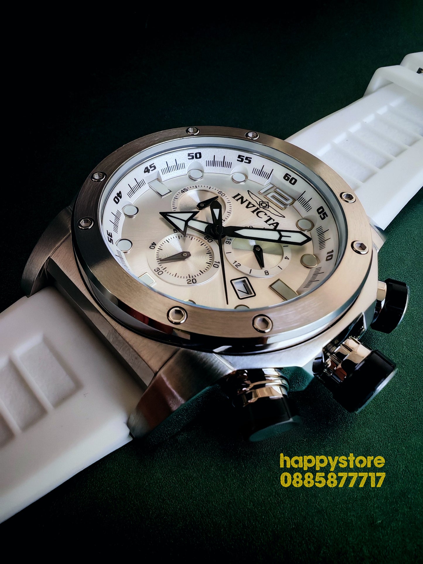 INVICTA Sea Hunter white 54 mm
