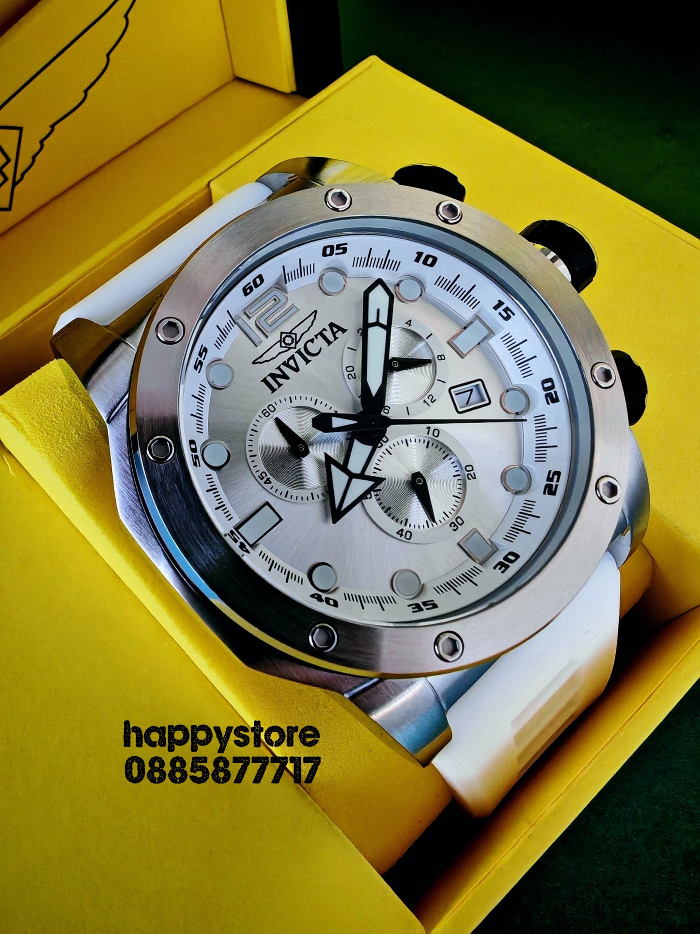 INVICTA Sea Hunter white 54 mm