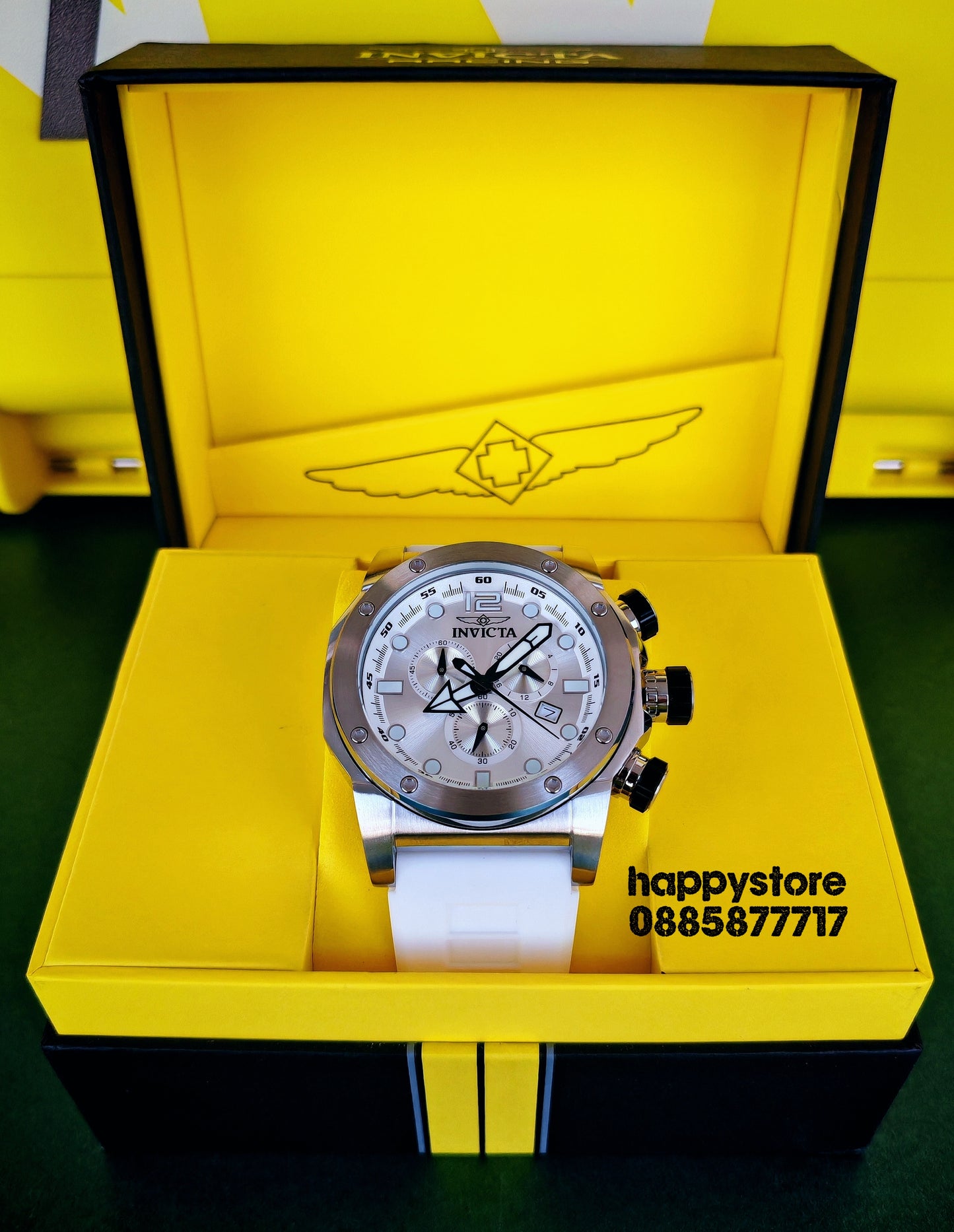 INVICTA Sea Hunter white 54 mm