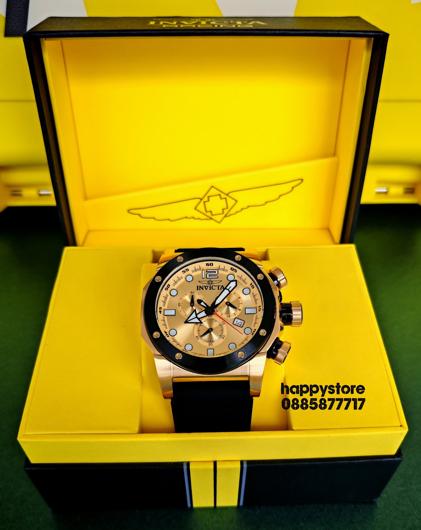 INVICTA Sea Hunter black 54 mm