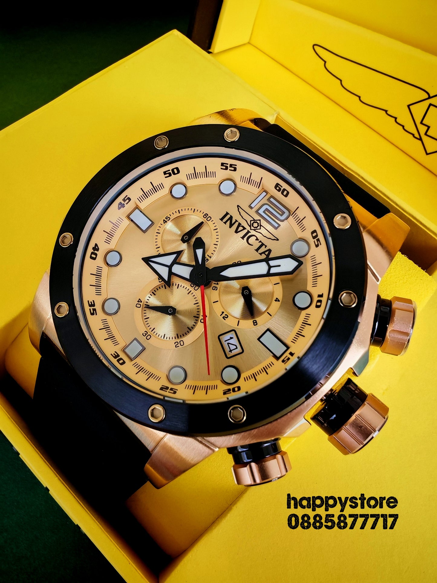 INVICTA Sea Hunter black 54 mm