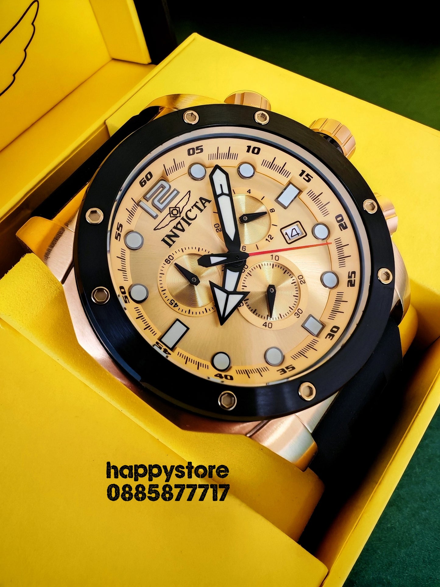 INVICTA Sea Hunter black 54 mm