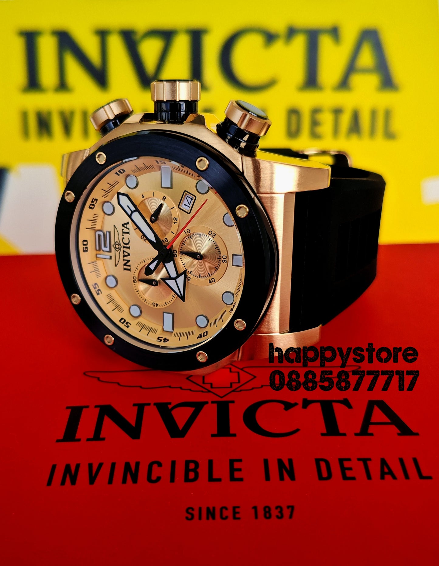INVICTA Sea Hunter black 54 mm