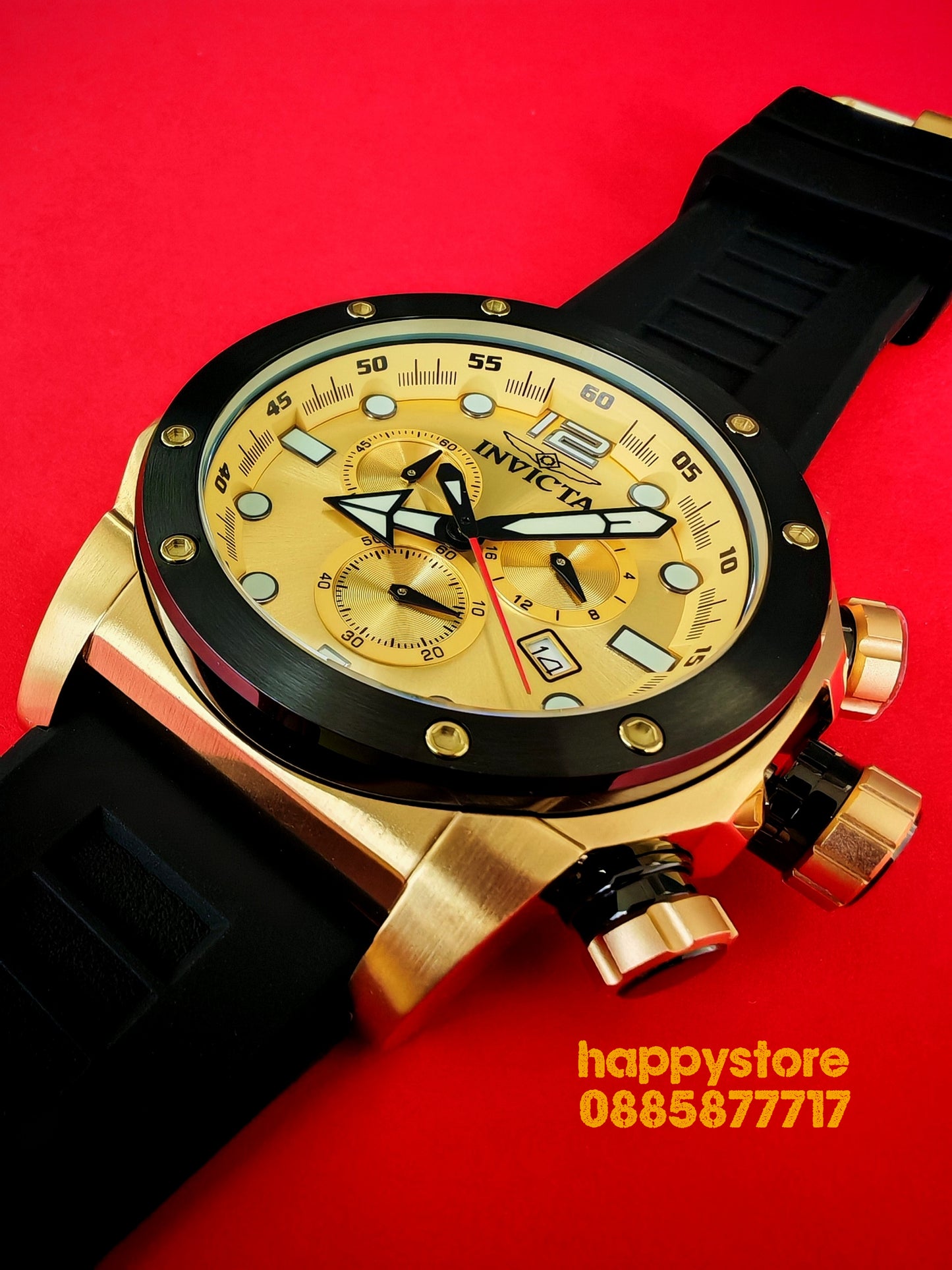 INVICTA Sea Hunter black 54 mm