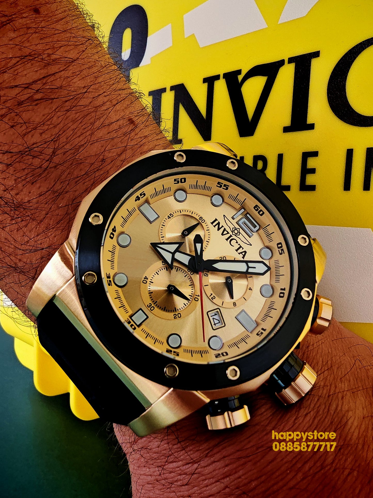 INVICTA Sea Hunter black 54 mm