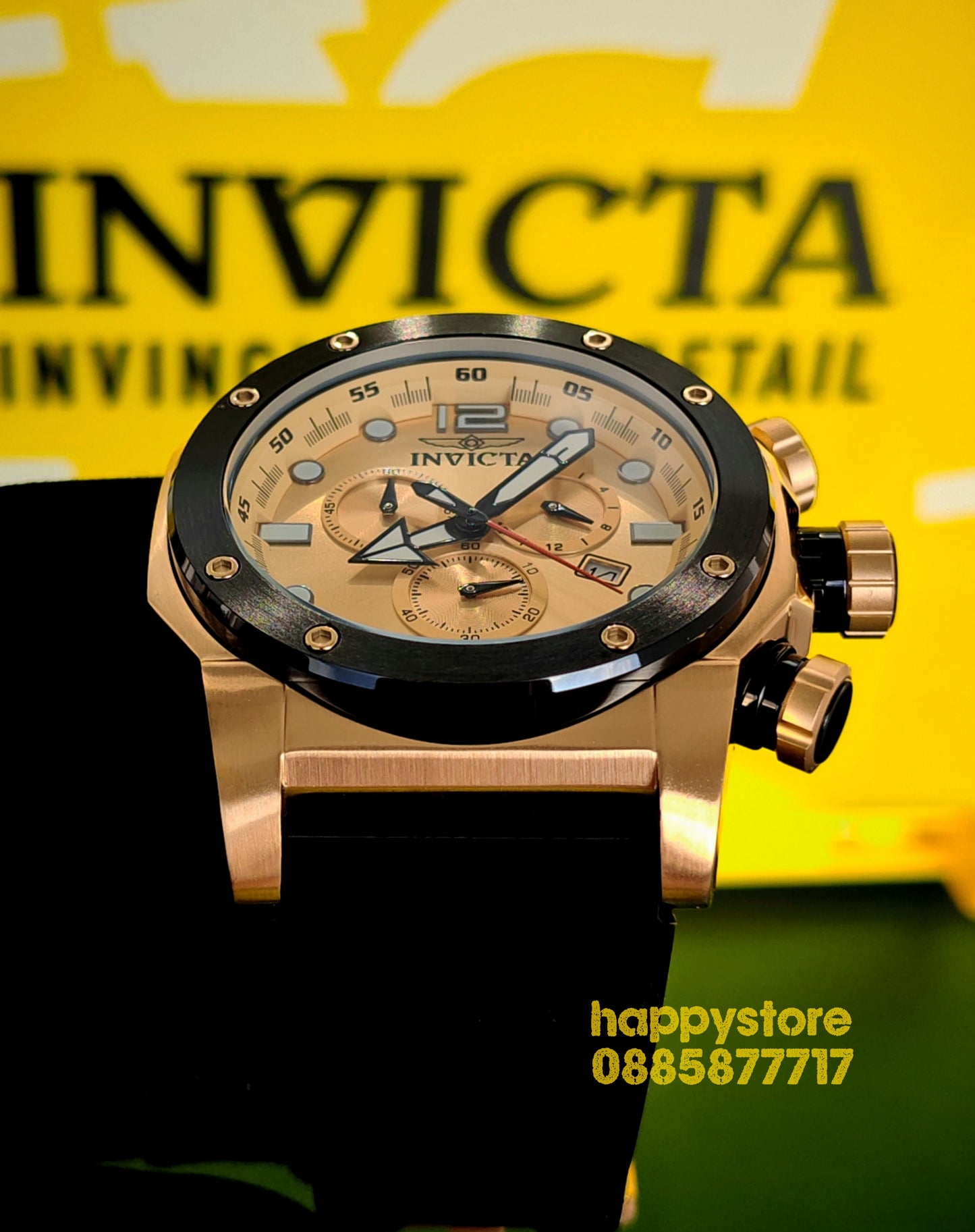 INVICTA Sea Hunter black 54 mm