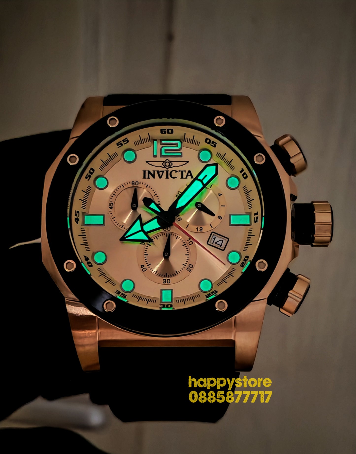 INVICTA Sea Hunter black 54 mm