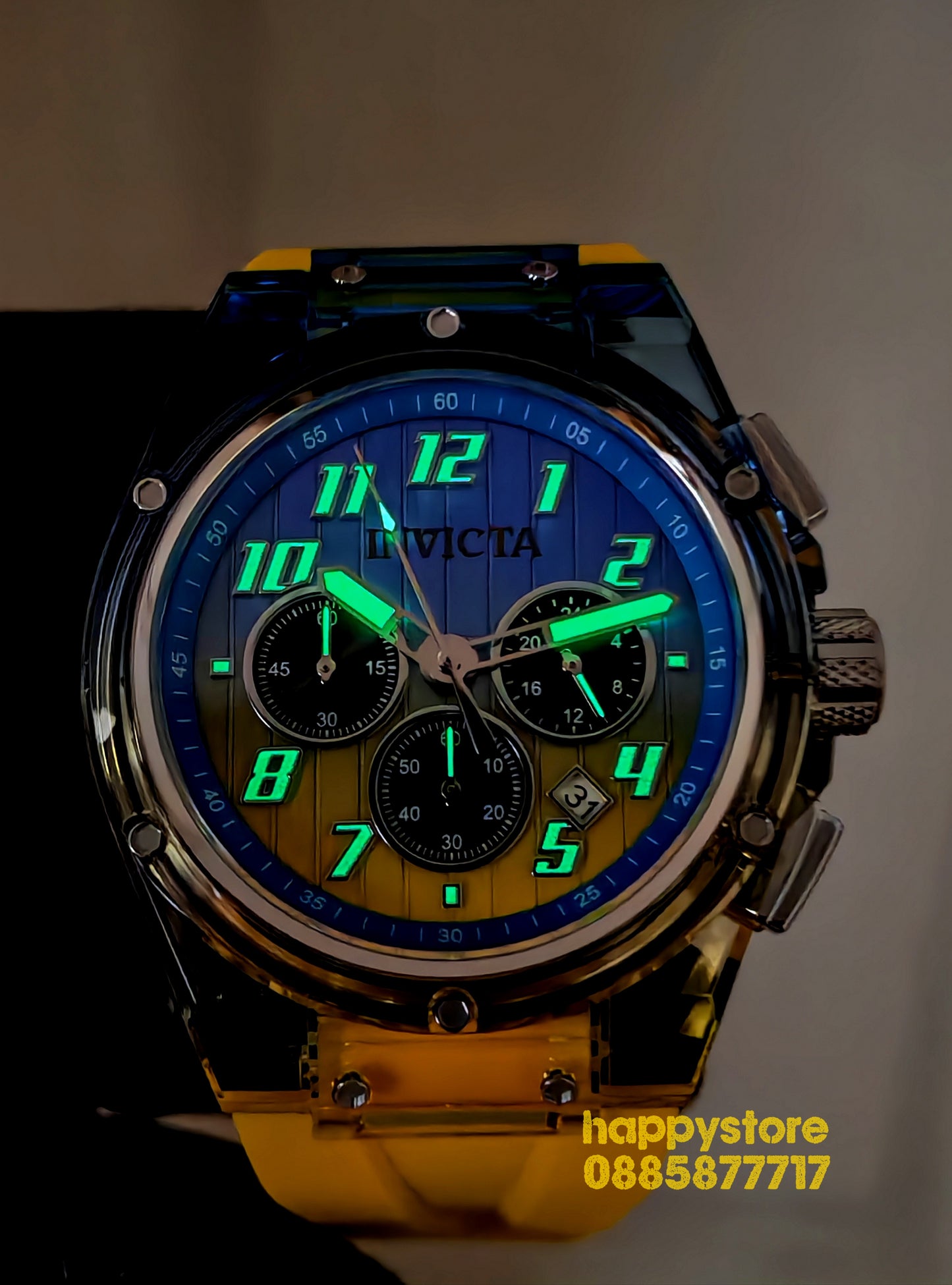 INVICTA Prism Yellow 44 mm