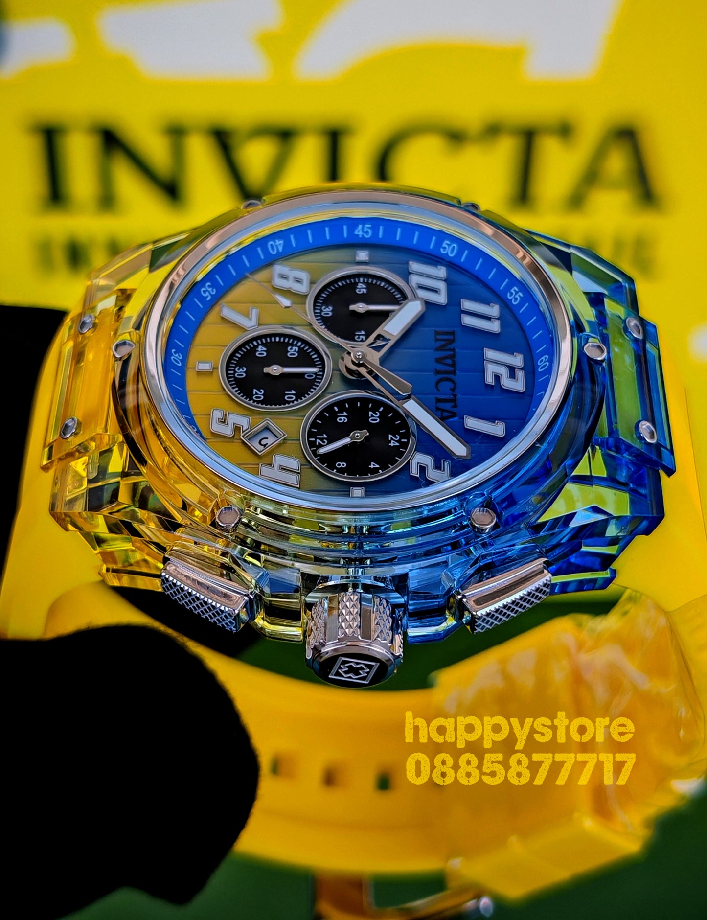 INVICTA Prism Yellow 44 mm