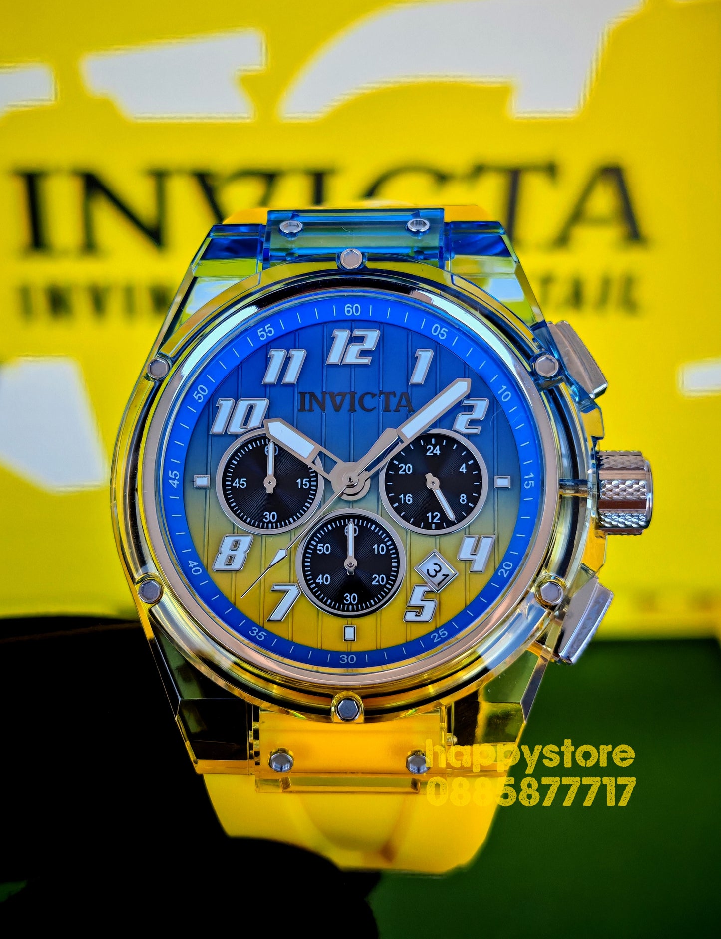 INVICTA Prism Yellow 44 mm