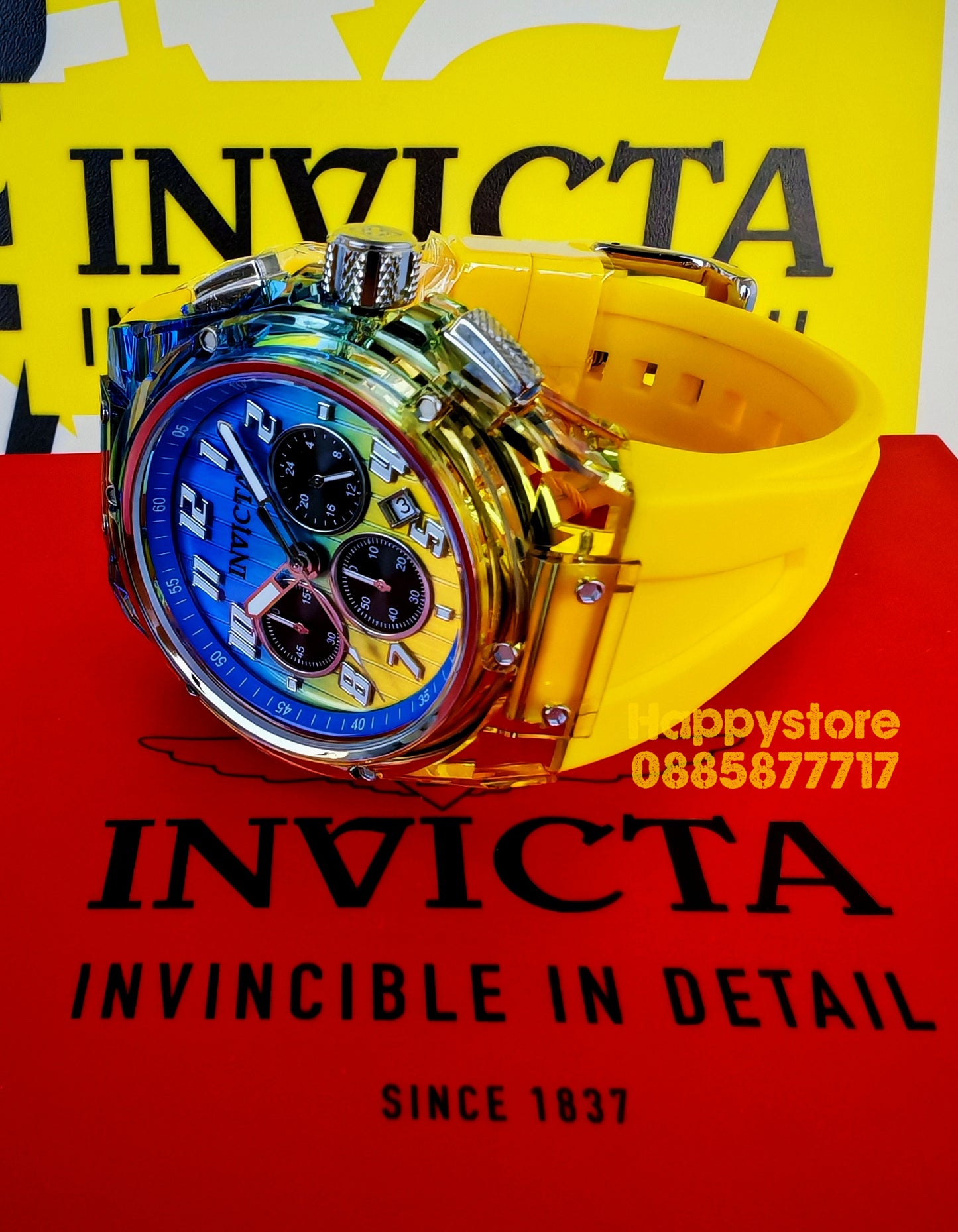 INVICTA Prism Yellow 44 mm