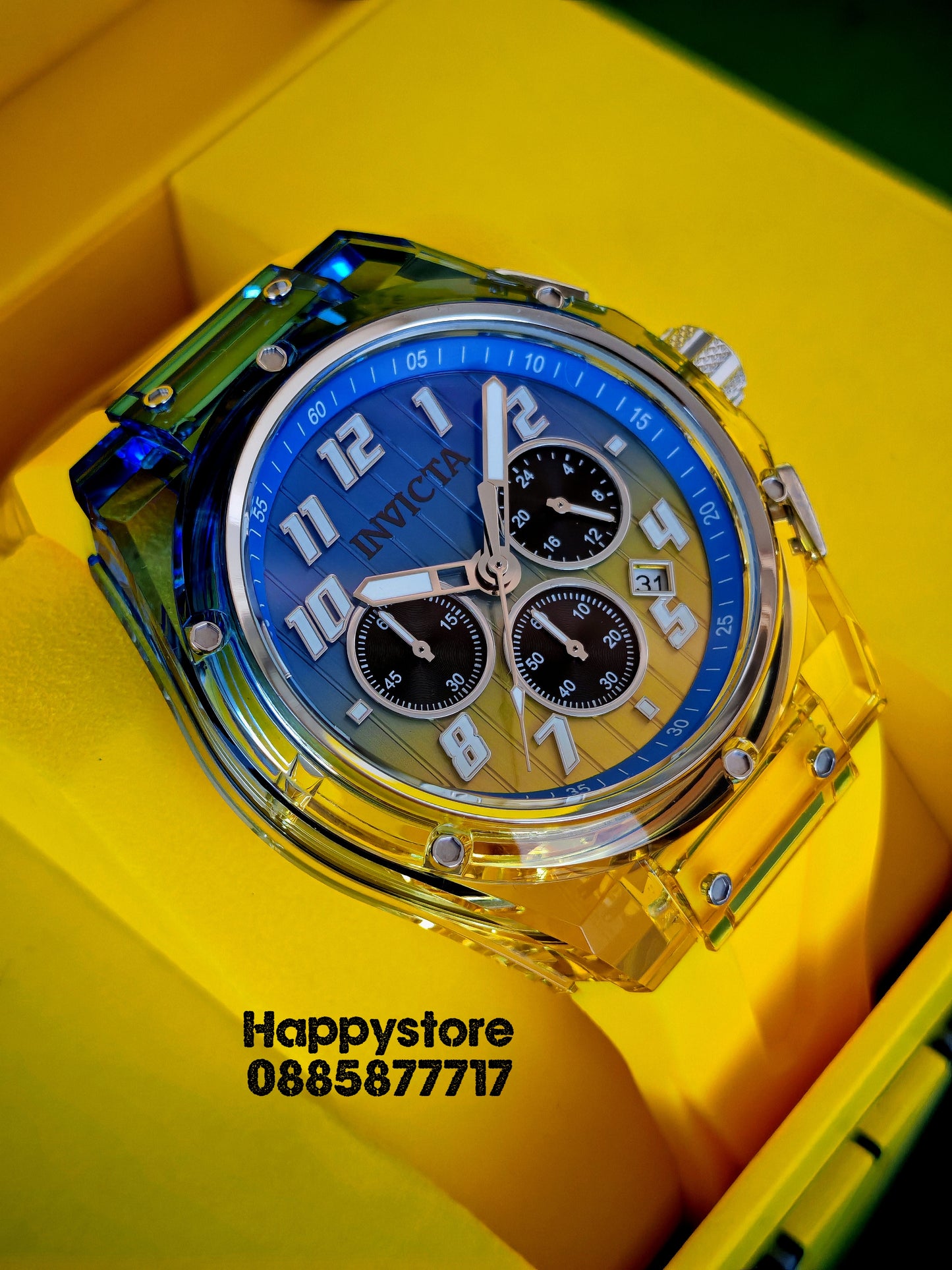 INVICTA Prism Yellow 44 mm