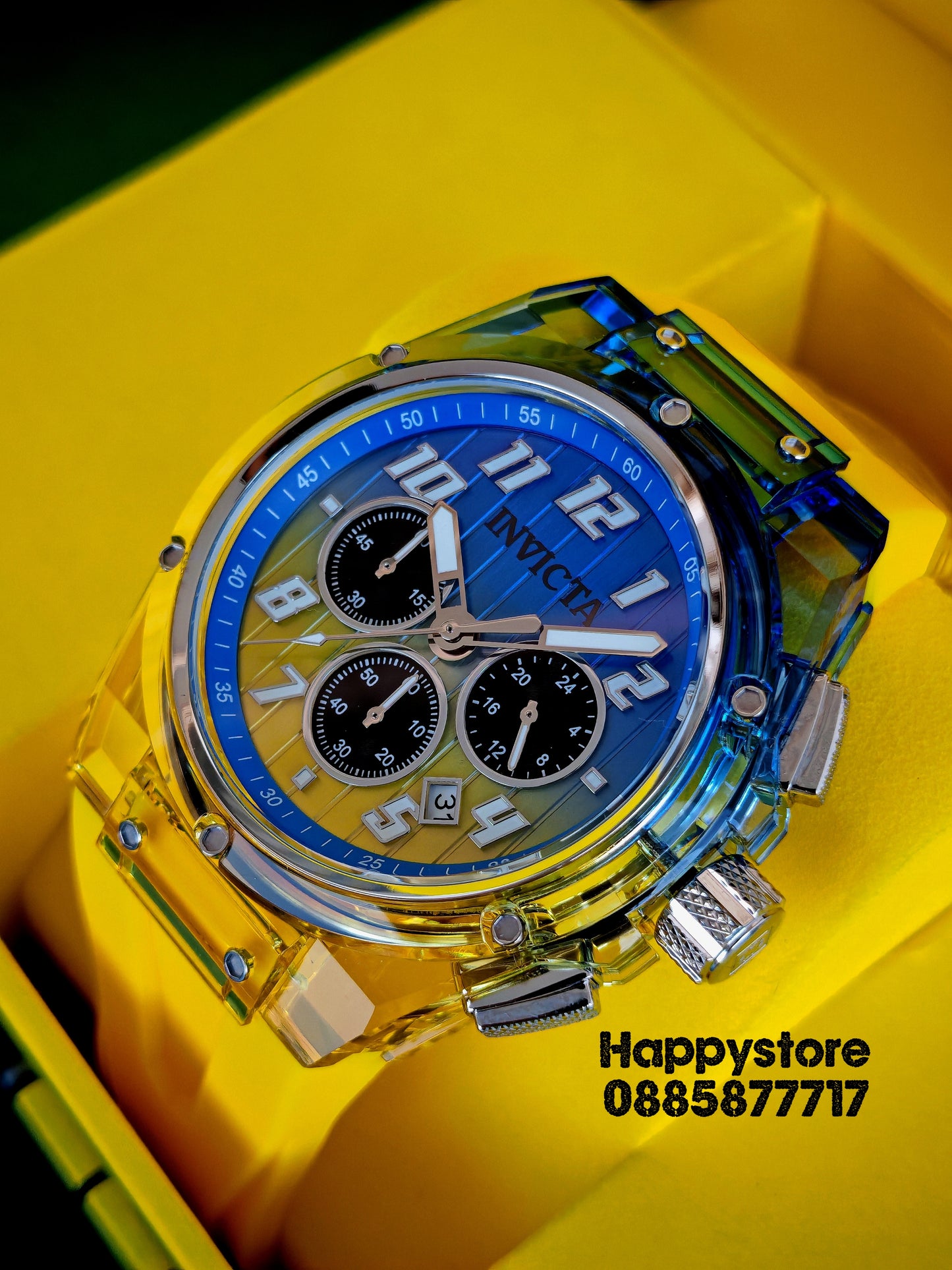 INVICTA Prism Yellow 44 mm