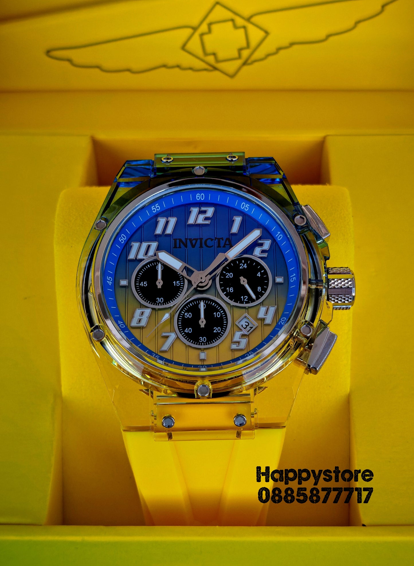 INVICTA Prism Yellow 44 mm
