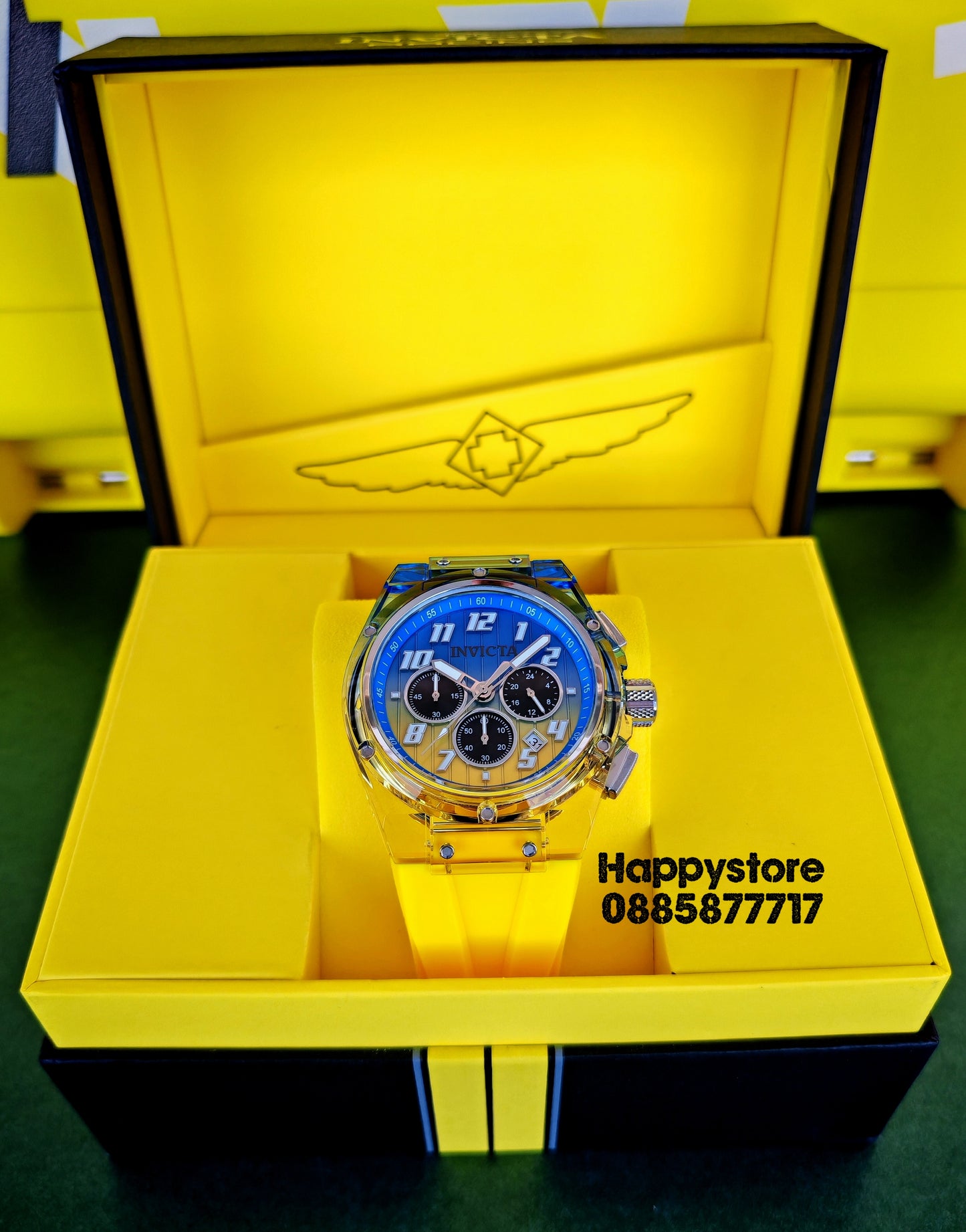 INVICTA Prism Yellow 44 mm