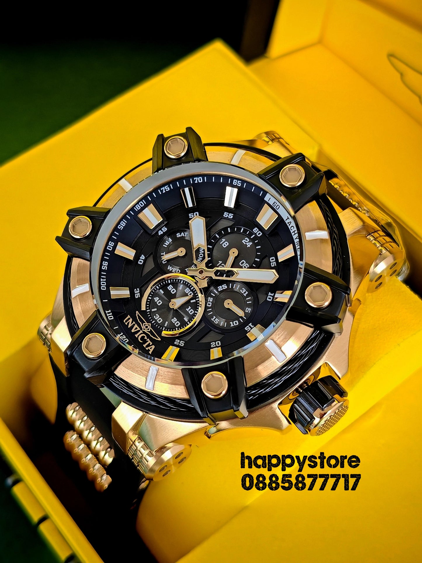 INVICTA Gunmetal Gold Light 52 mm