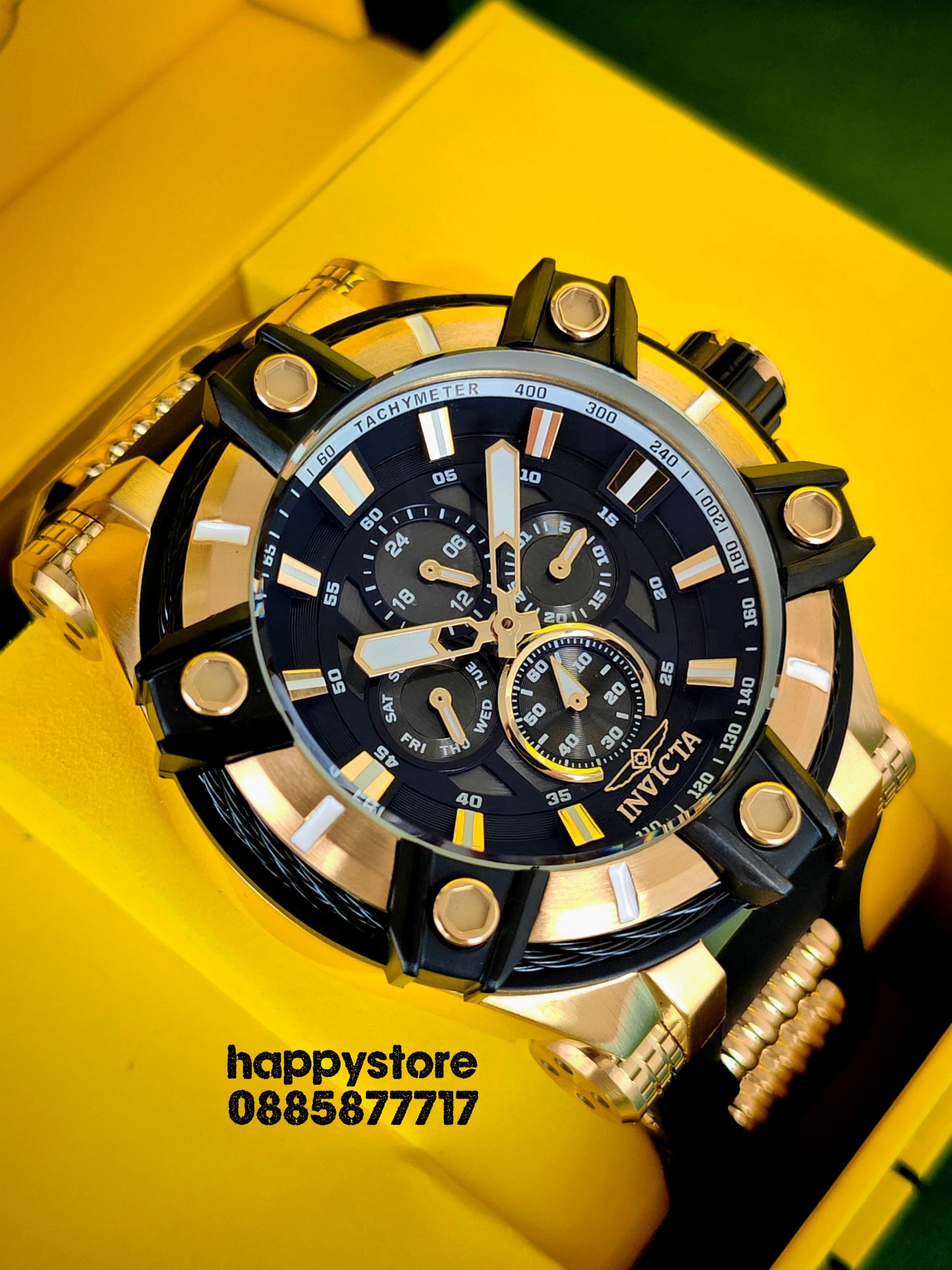 INVICTA Gunmetal Gold Light 52 mm