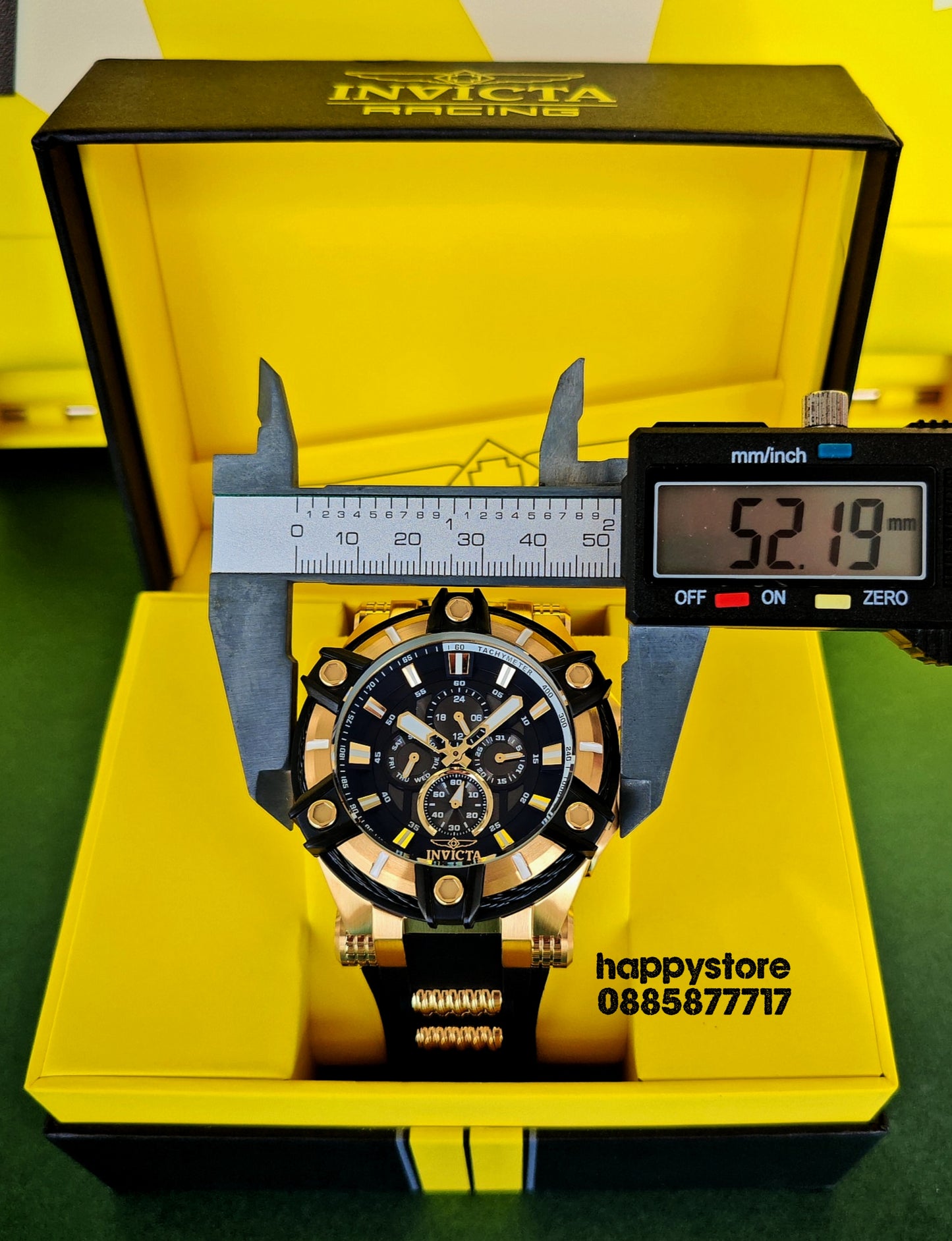 INVICTA Gunmetal Gold Light 52 mm
