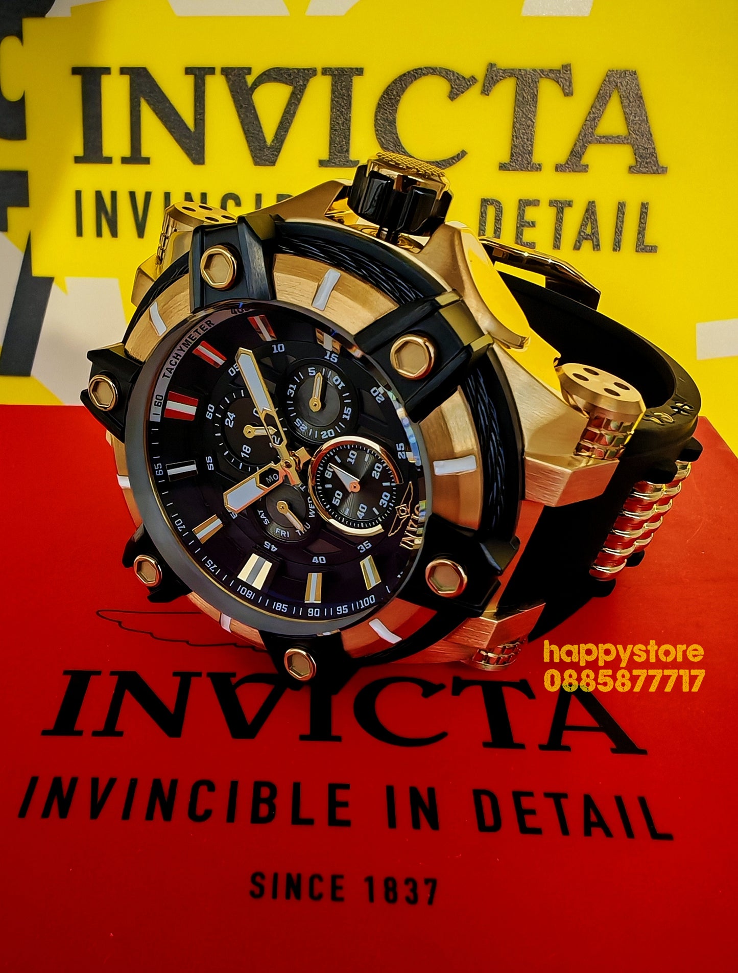 INVICTA Gunmetal Gold Light 52 mm