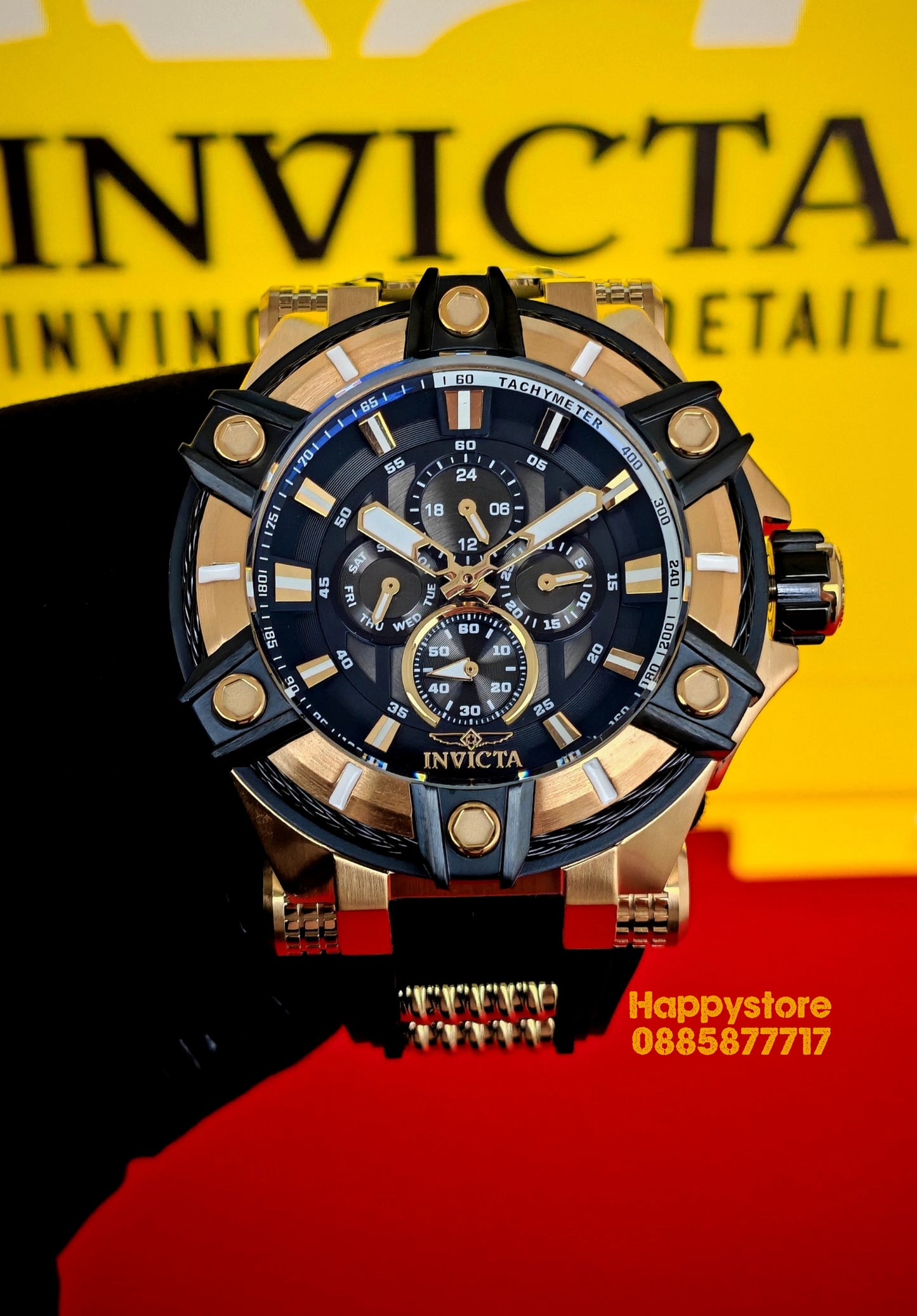 INVICTA Gunmetal Gold Light 52 mm