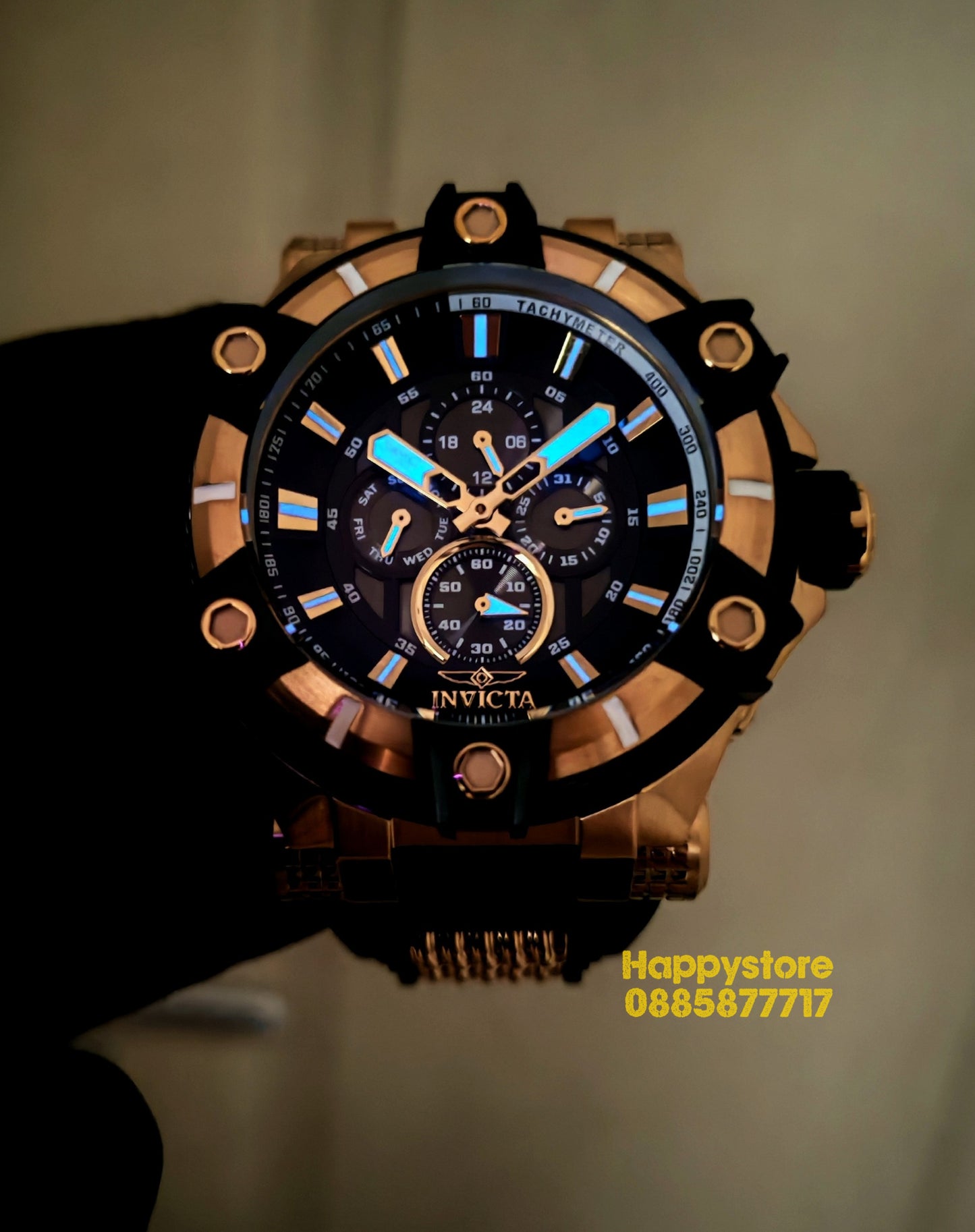 INVICTA Gunmetal Gold Light 52 mm